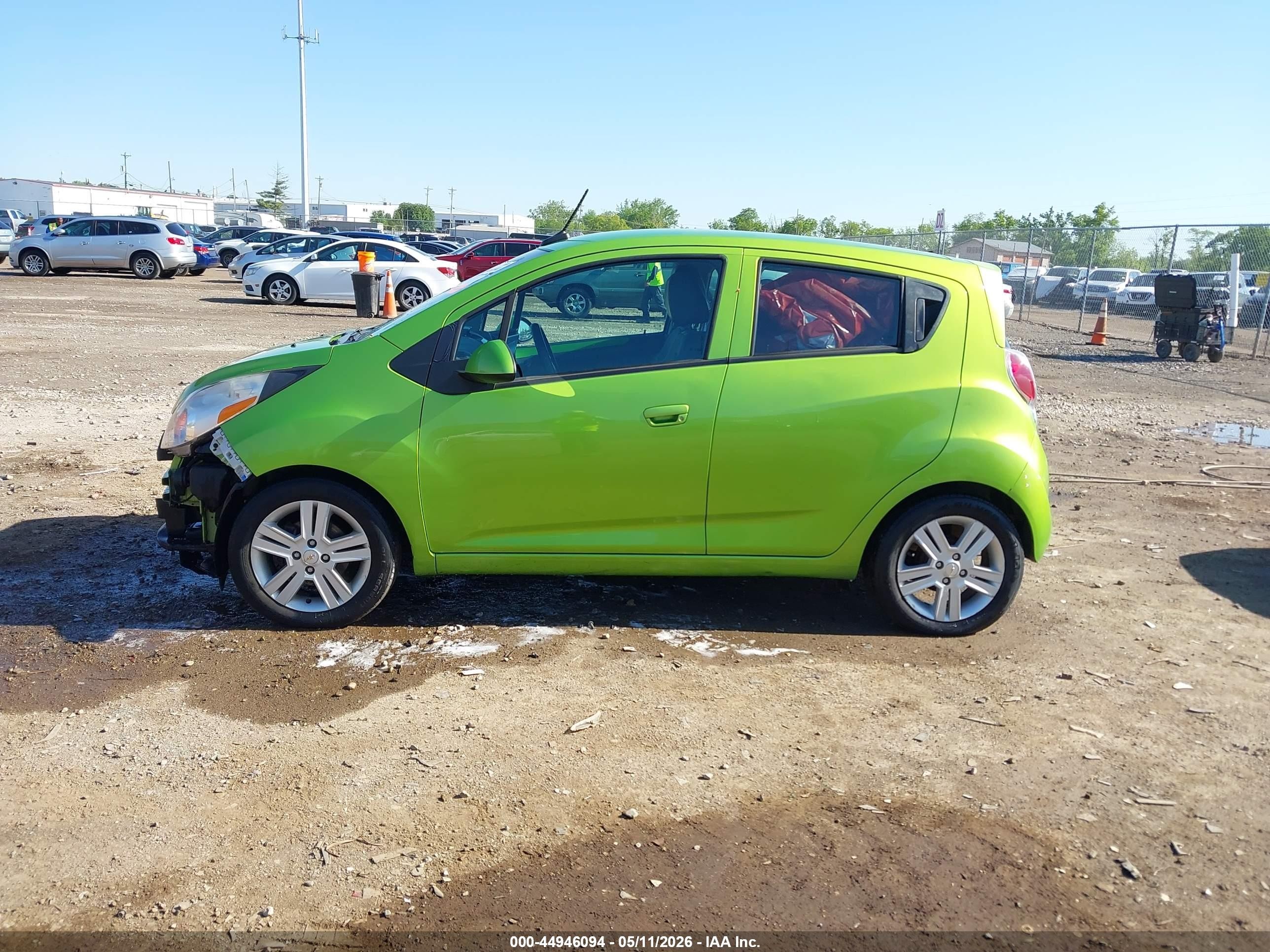 2014 Chevrolet Spark 1lt Auto Green vin: KL8CD6S9XEC481129