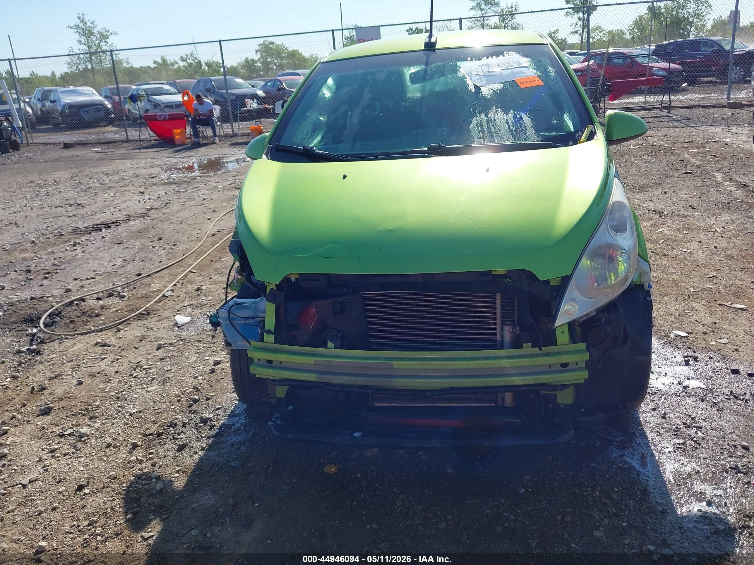 2014 Chevrolet Spark 1lt Auto Green vin: KL8CD6S9XEC481129