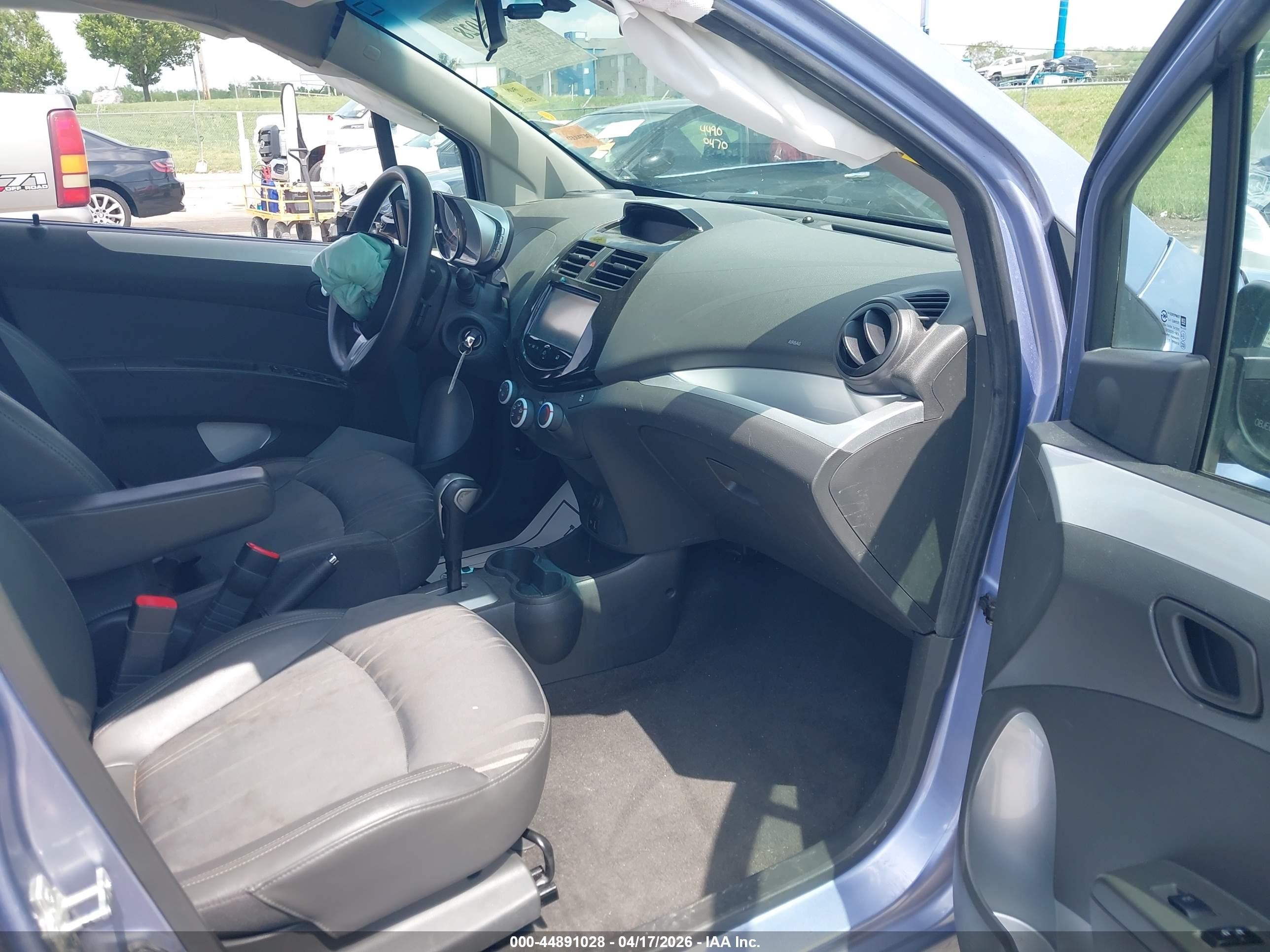2014 Chevrolet Spark 1lt Auto Blue vin: KL8CD6S9XEC509446