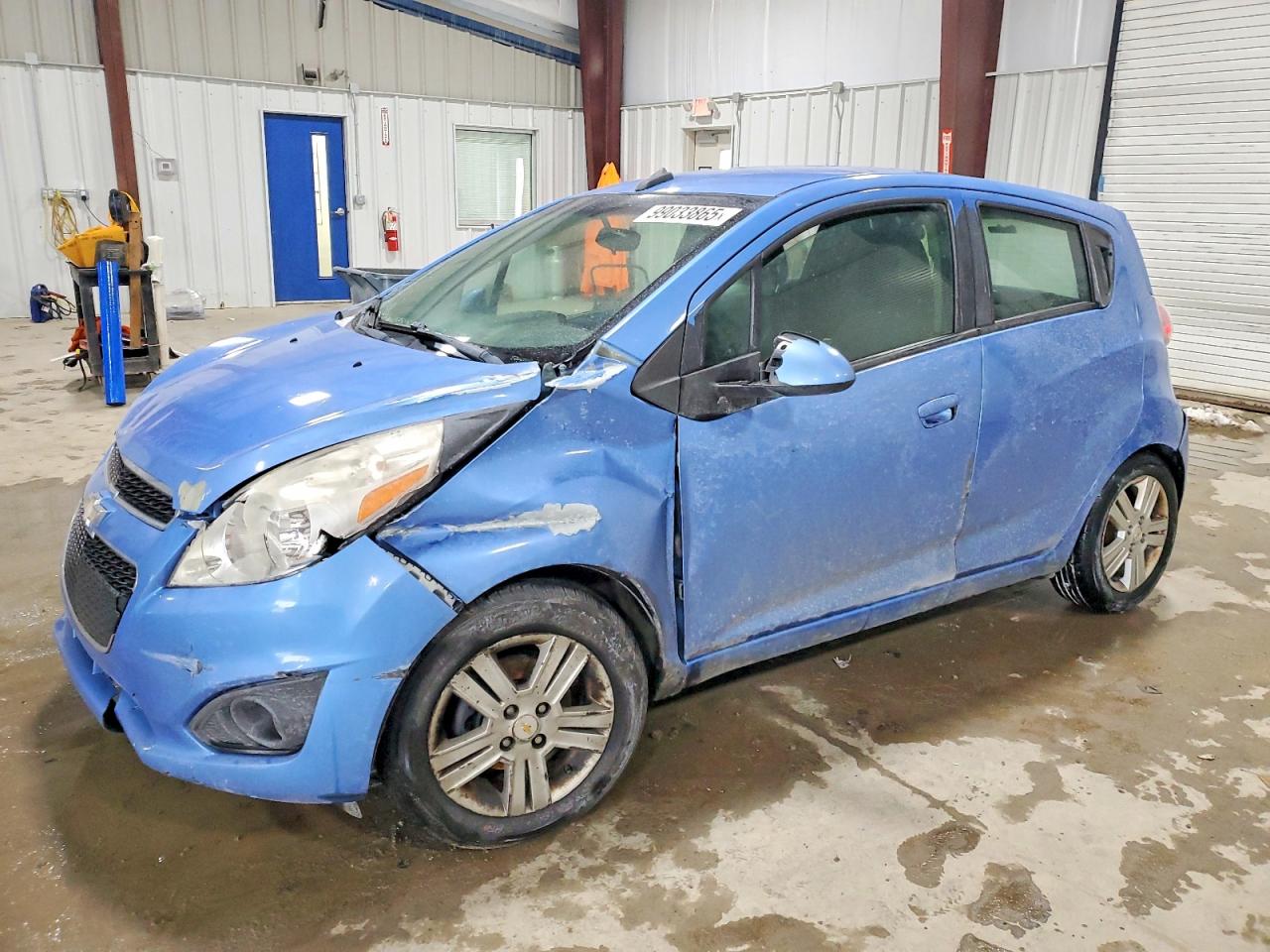 2014 Chevrolet Spark 1lt Blue vin: KL8CD6S9XEC535786