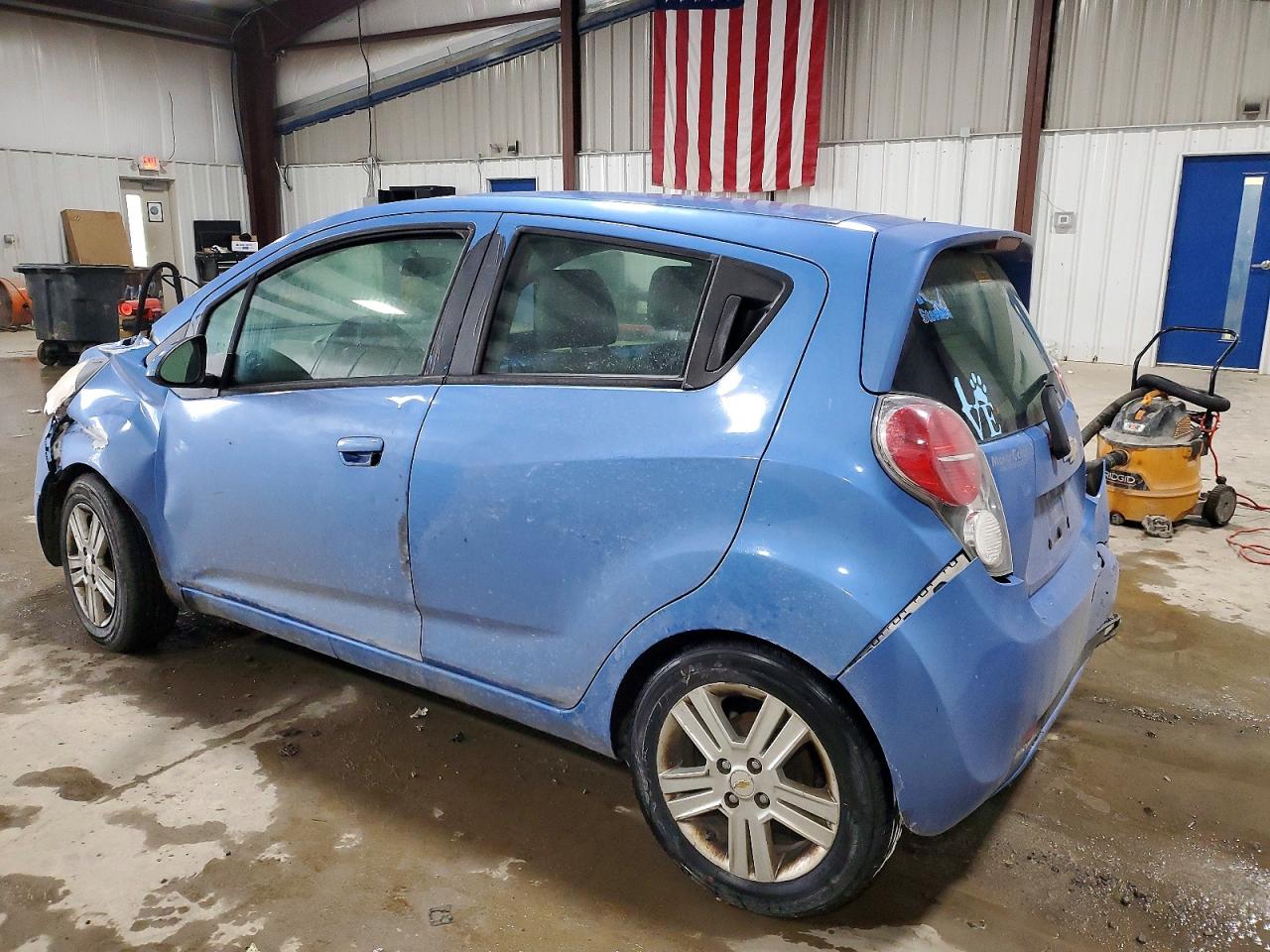 2014 Chevrolet Spark 1lt Blue vin: KL8CD6S9XEC535786