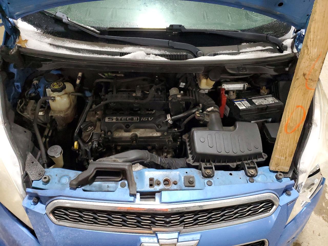 2014 Chevrolet Spark 1lt Blue vin: KL8CD6S9XEC535786