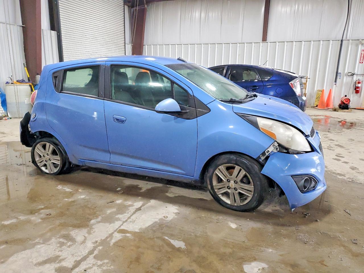2014 Chevrolet Spark 1lt Blue vin: KL8CD6S9XEC535786