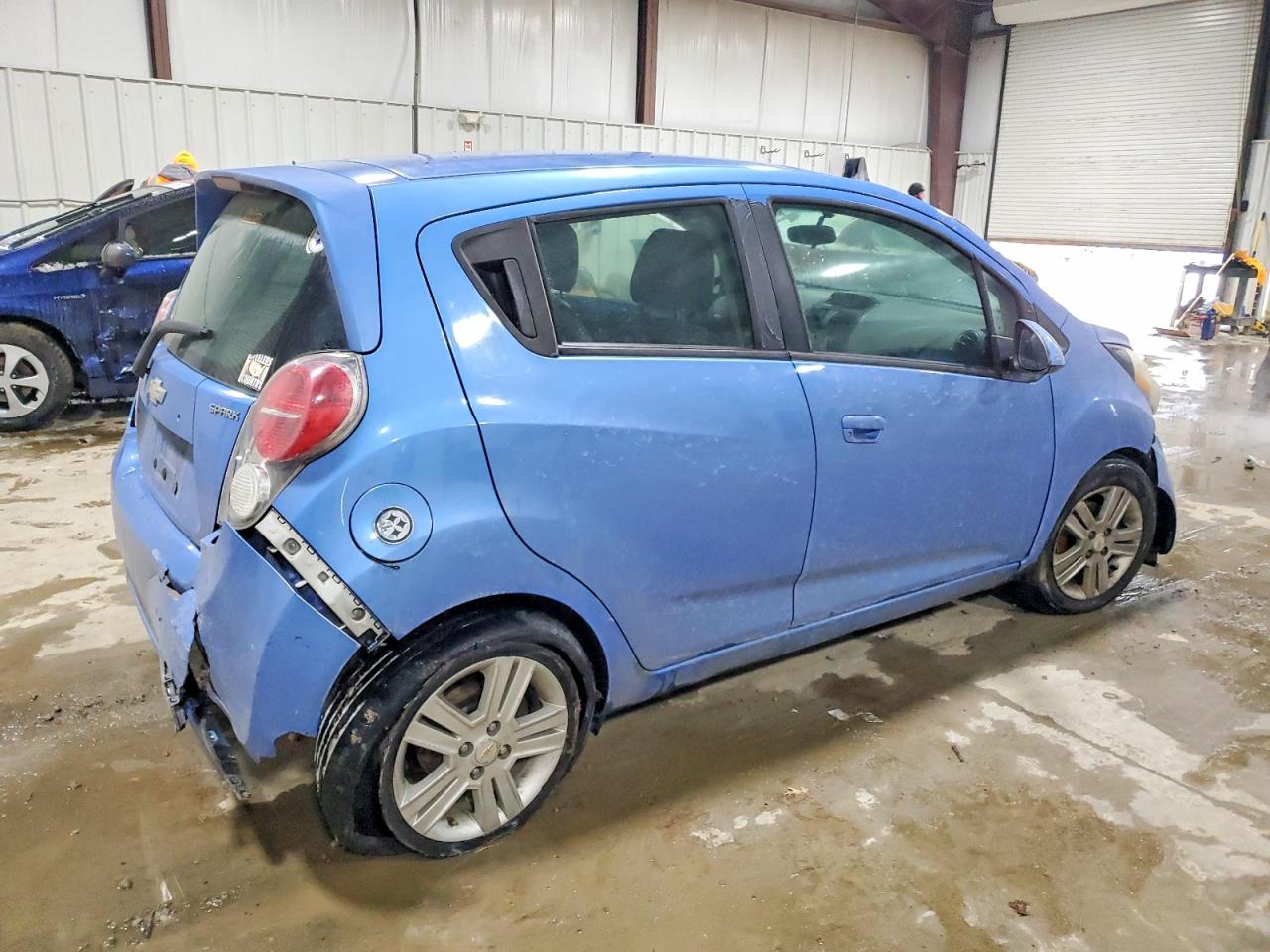 2014 Chevrolet Spark 1lt Blue vin: KL8CD6S9XEC535786