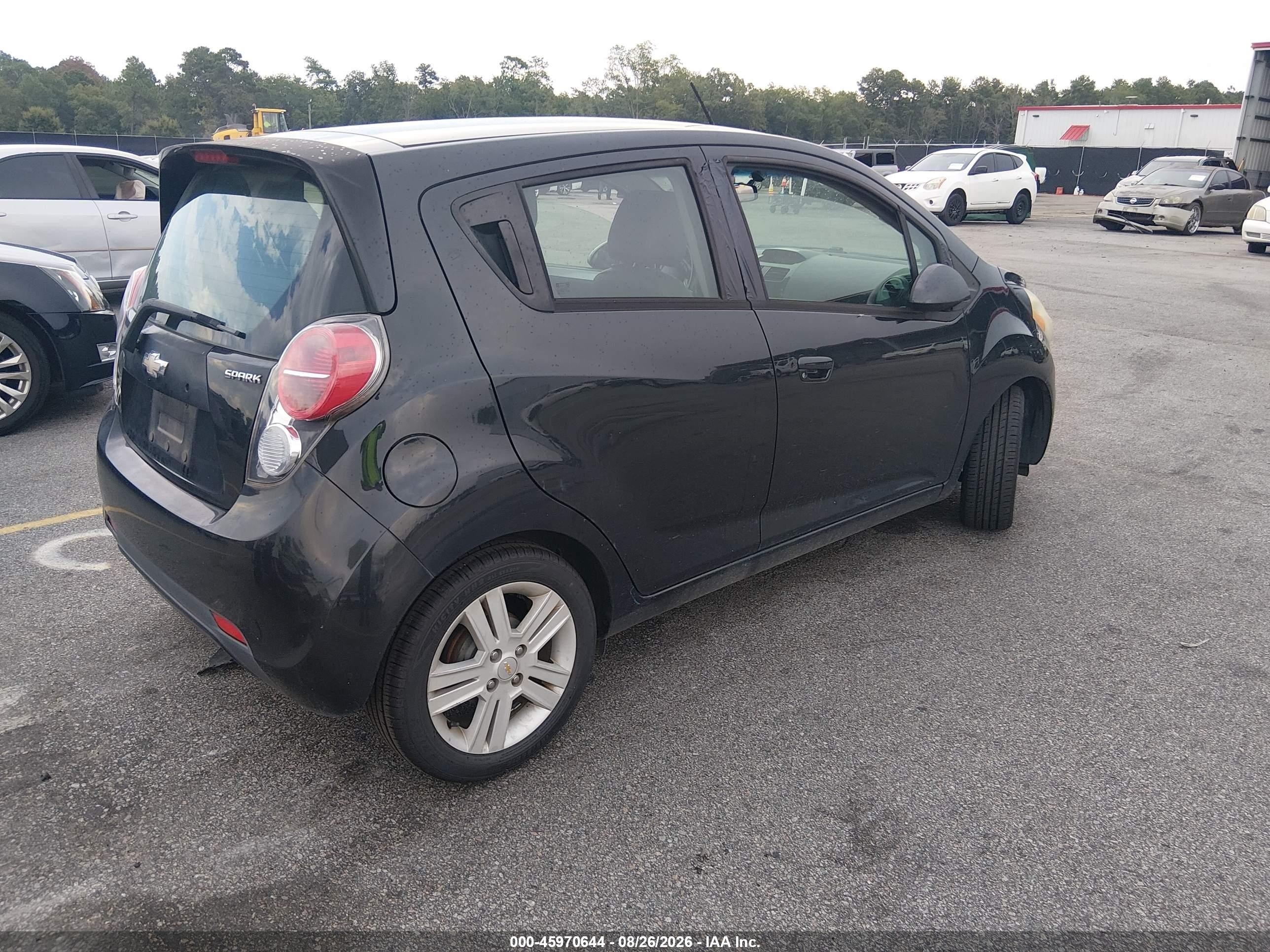 2014 Chevrolet Spark 1lt Auto Black vin: KL8CD6S9XEC542480