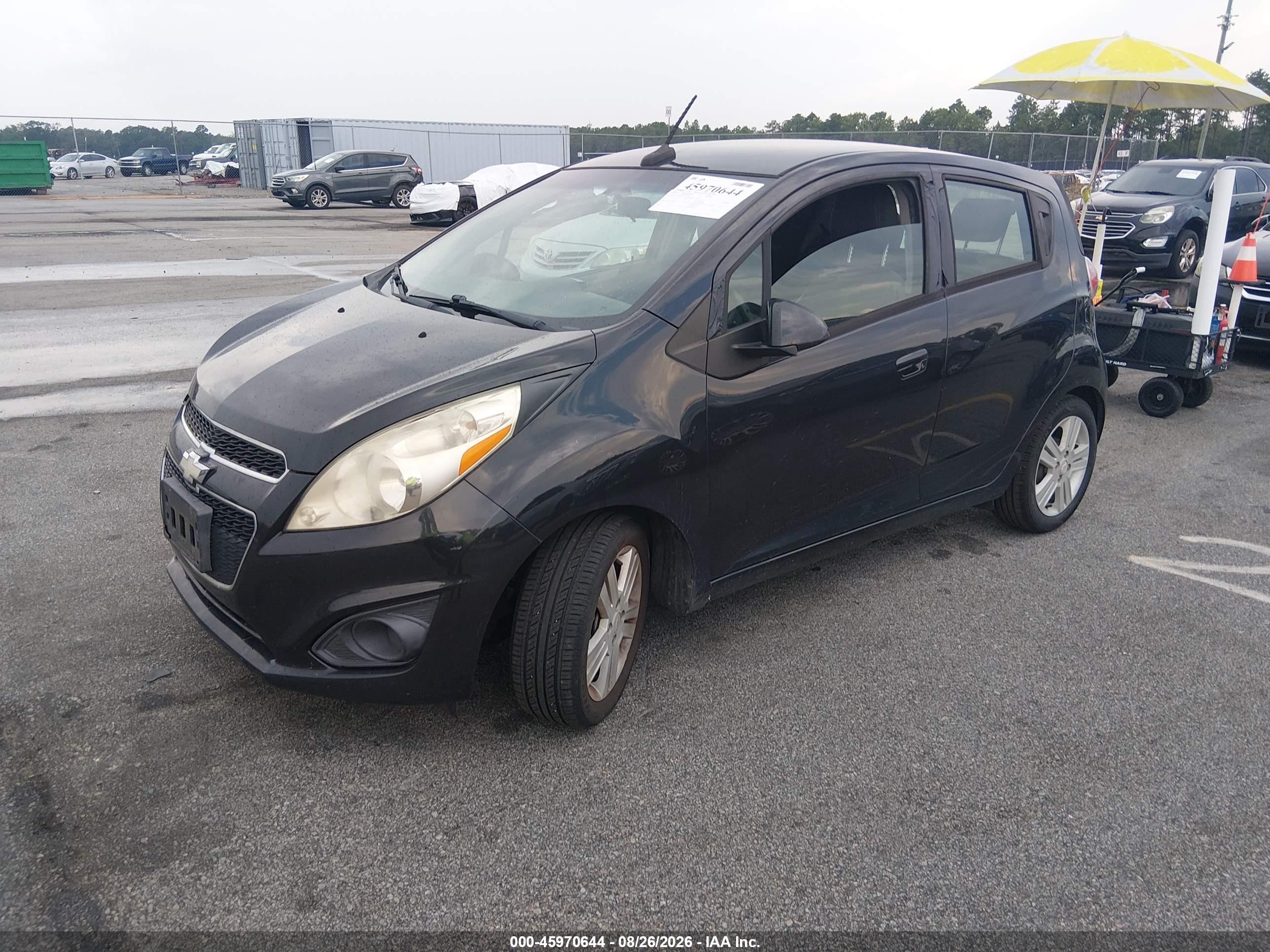 2014 Chevrolet Spark 1lt Auto Black vin: KL8CD6S9XEC542480