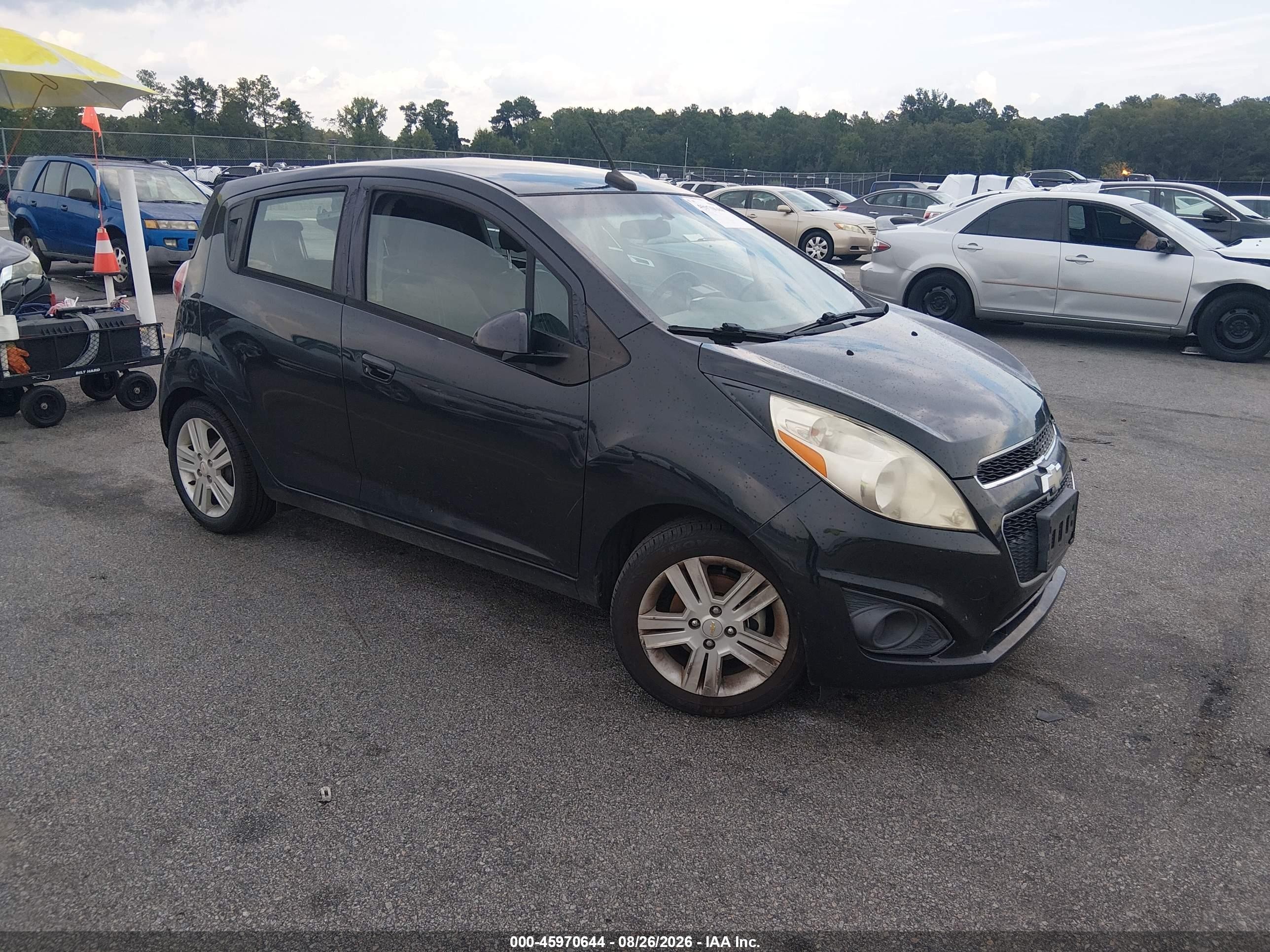 2014 Chevrolet Spark 1lt Auto Black vin: KL8CD6S9XEC542480