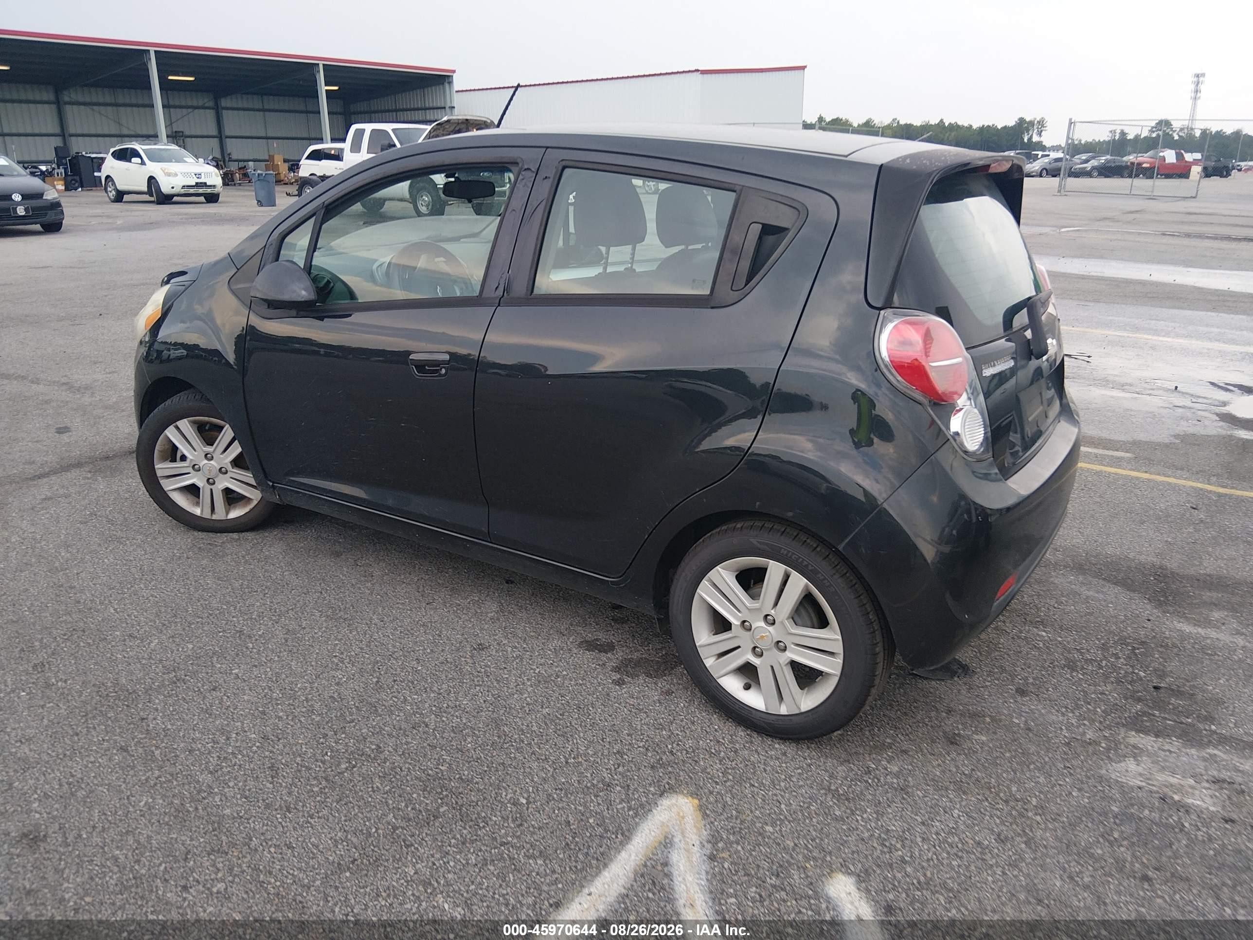 2014 Chevrolet Spark 1lt Auto Black vin: KL8CD6S9XEC542480