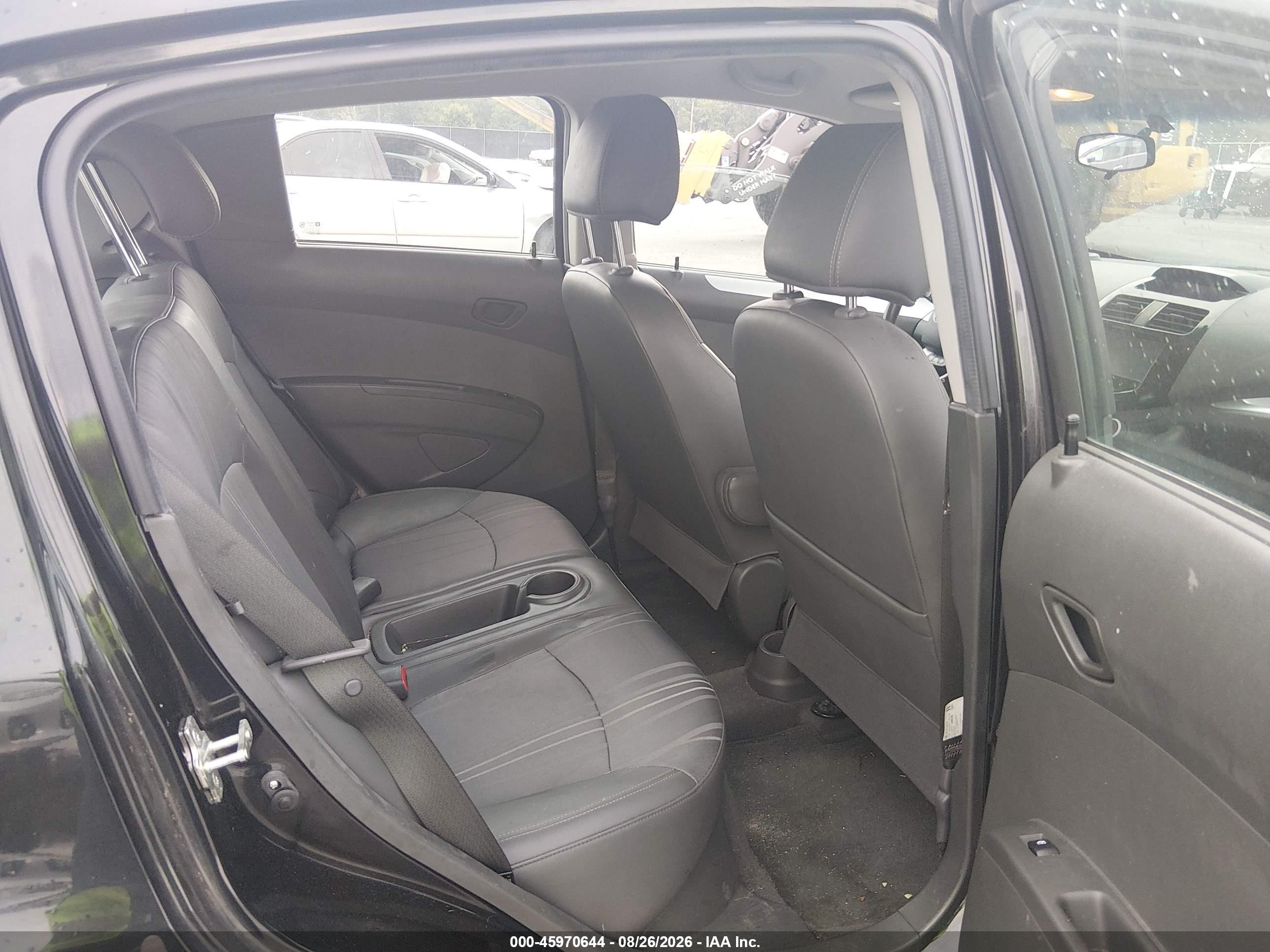 2014 Chevrolet Spark 1lt Auto Black vin: KL8CD6S9XEC542480