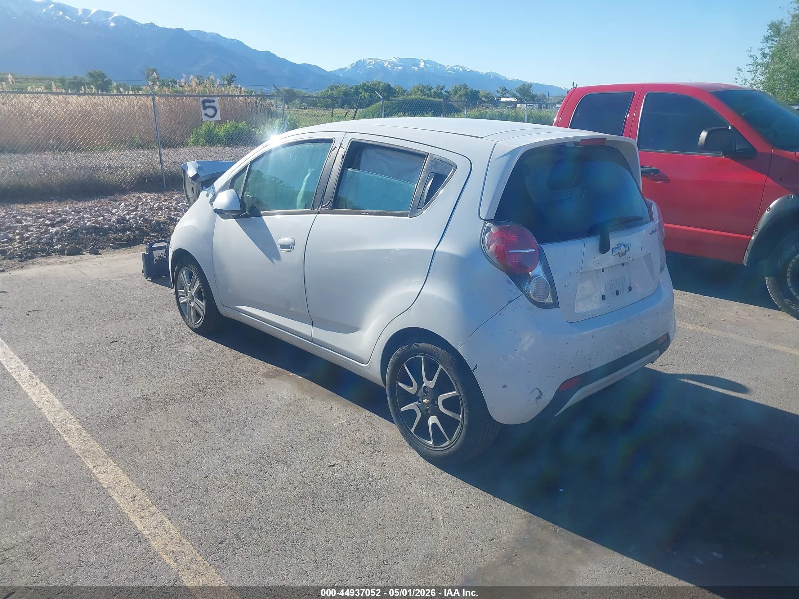 2014 Chevrolet Spark 1lt Auto White vin: KL8CD6S9XEC546755