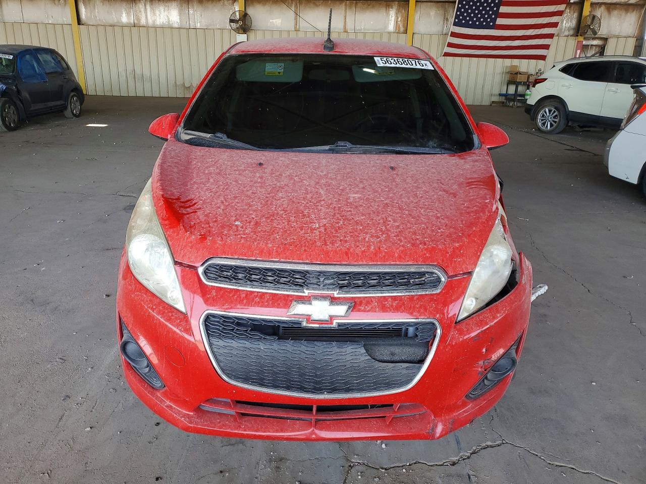 2014 Chevrolet Spark 1lt Red vin: KL8CD6S9XEC586219