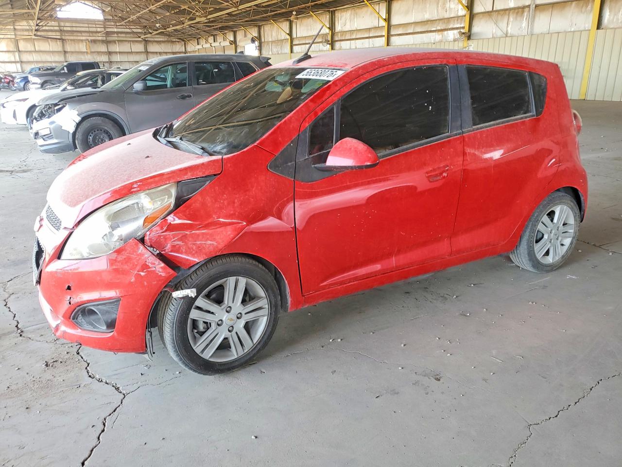 2014 Chevrolet Spark 1lt Red vin: KL8CD6S9XEC586219