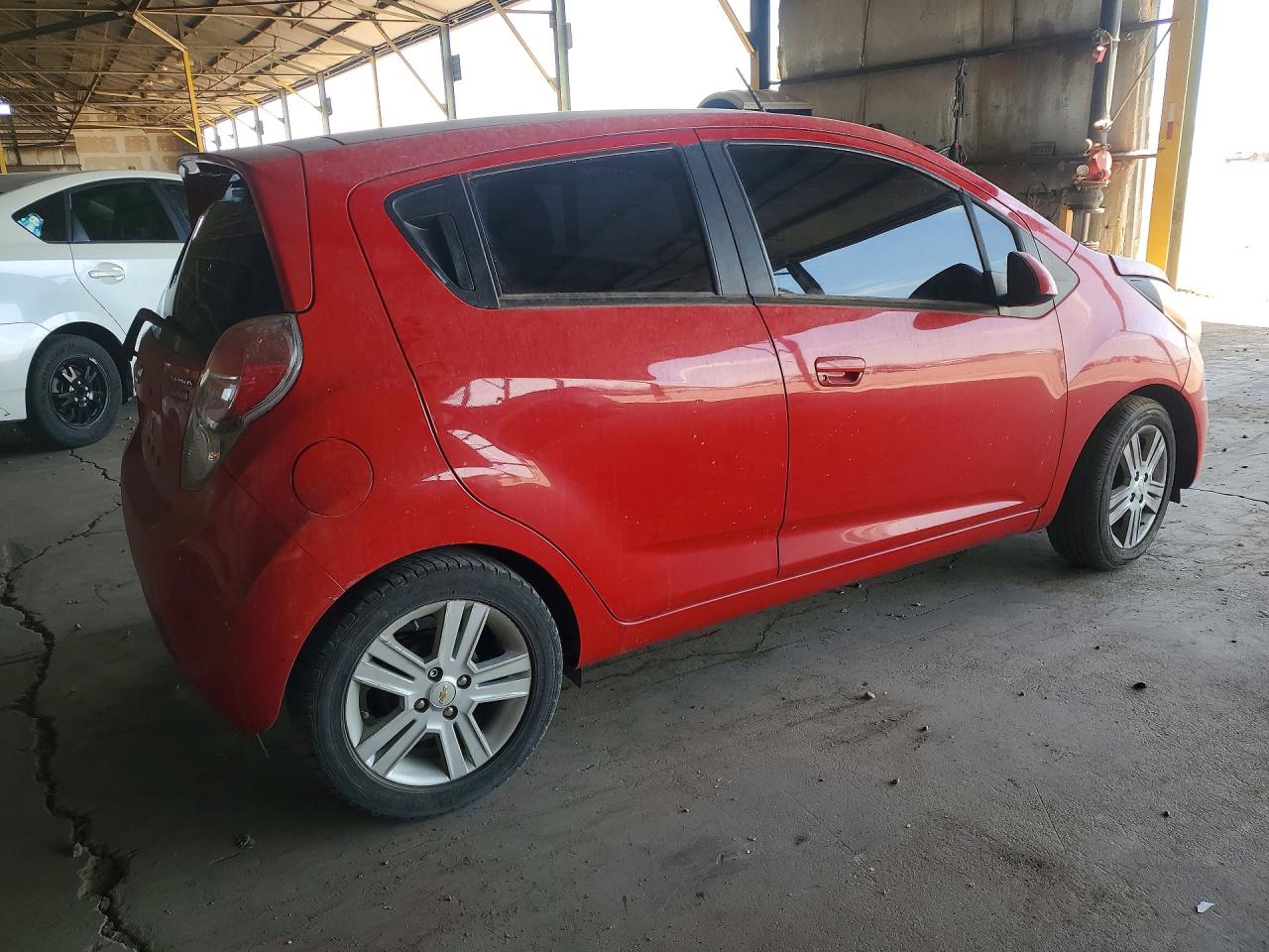 2014 Chevrolet Spark 1lt Red vin: KL8CD6S9XEC586219