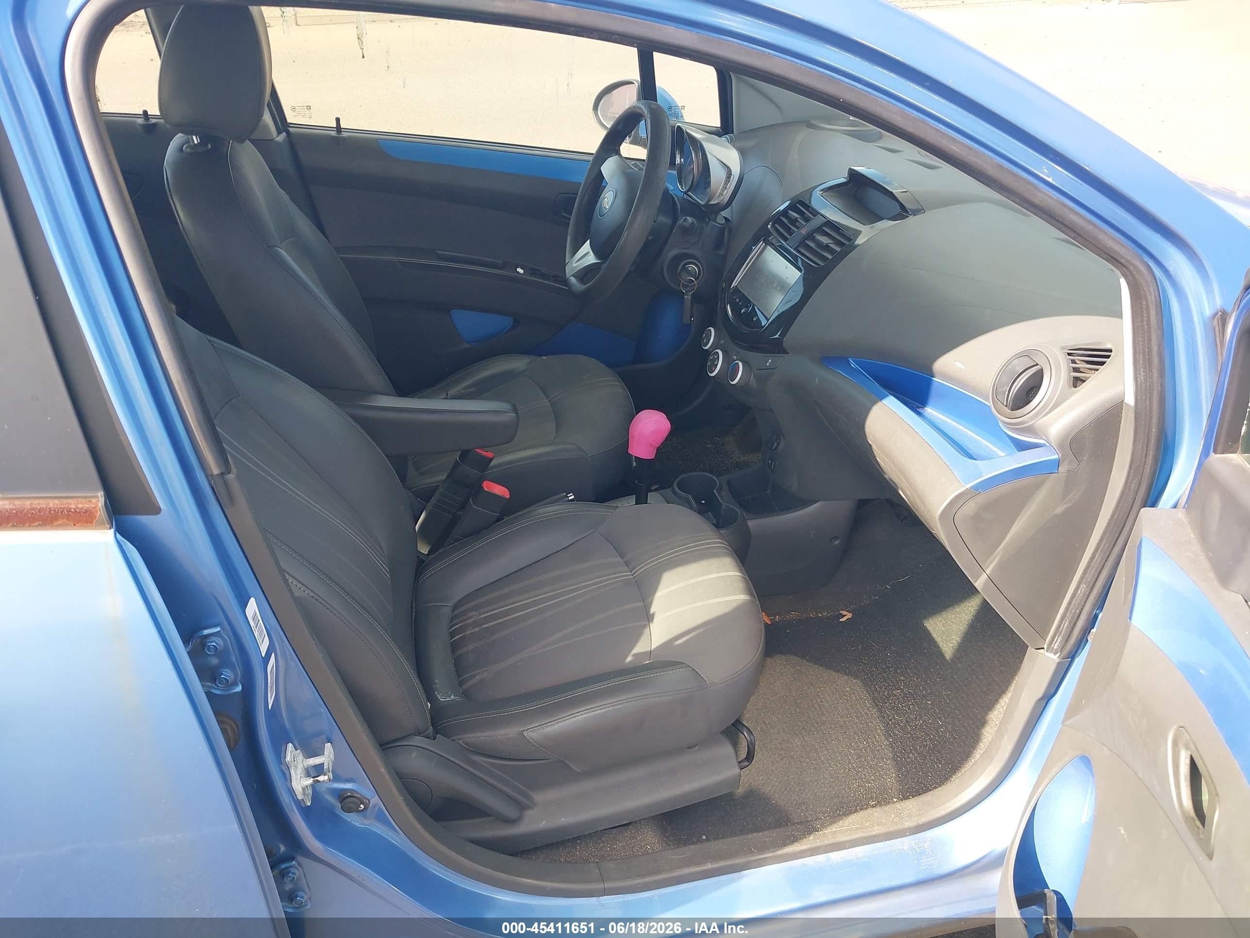 2015 Chevrolet Spark 1lt Cvt Blue vin: KL8CD6S9XFC724827