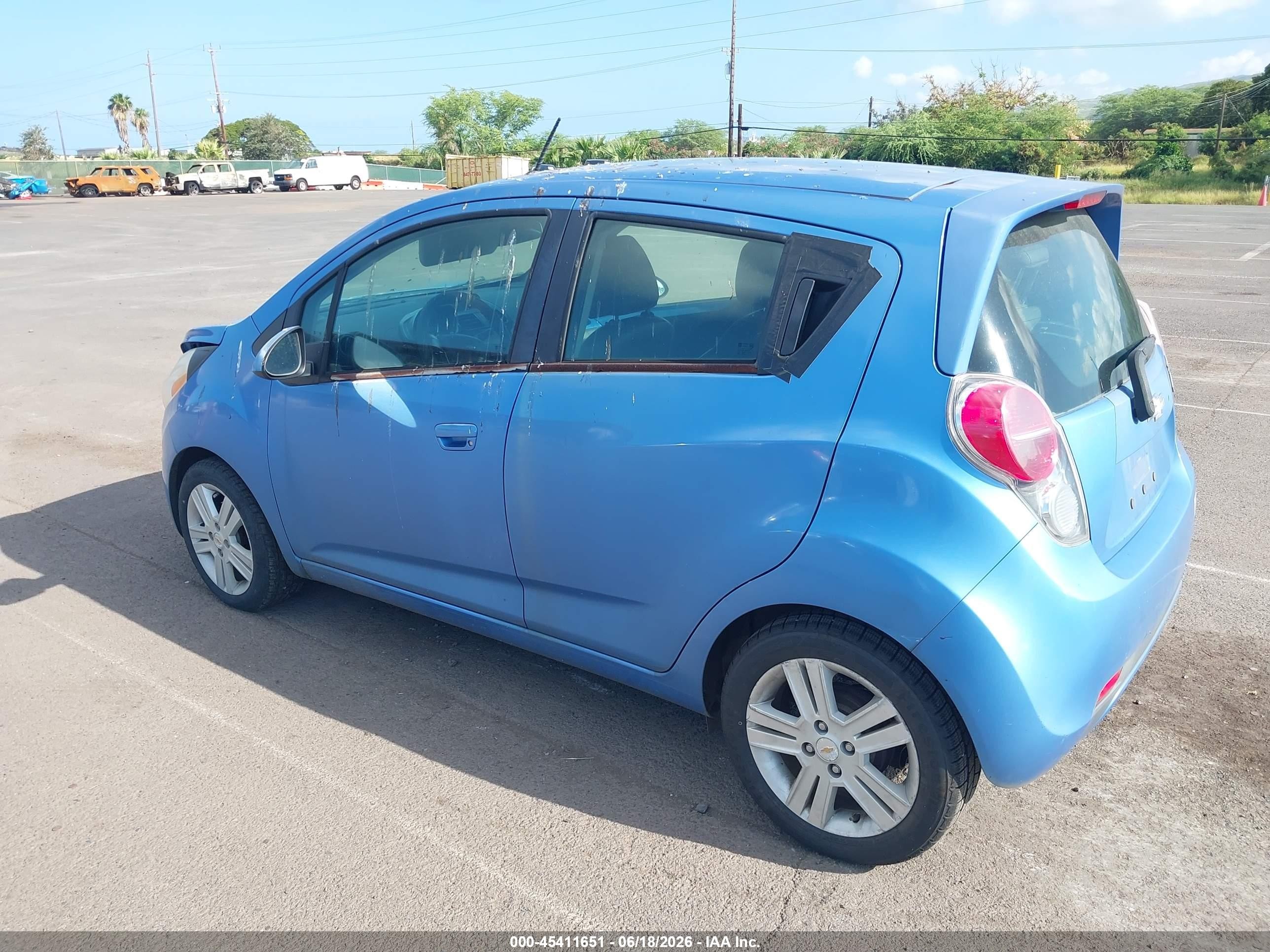 2015 Chevrolet Spark 1lt Cvt Blue vin: KL8CD6S9XFC724827