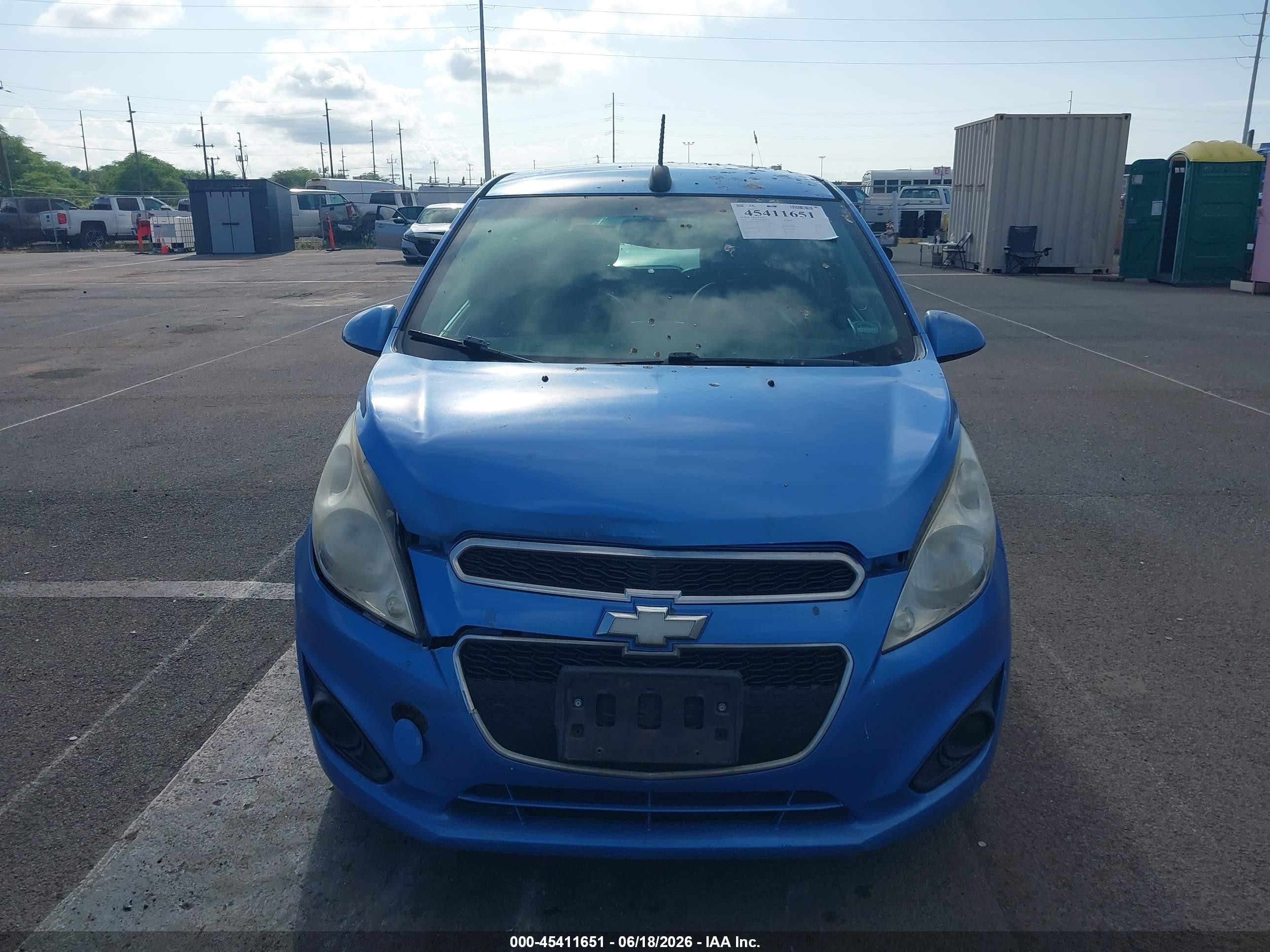 2015 Chevrolet Spark 1lt Cvt Blue vin: KL8CD6S9XFC724827