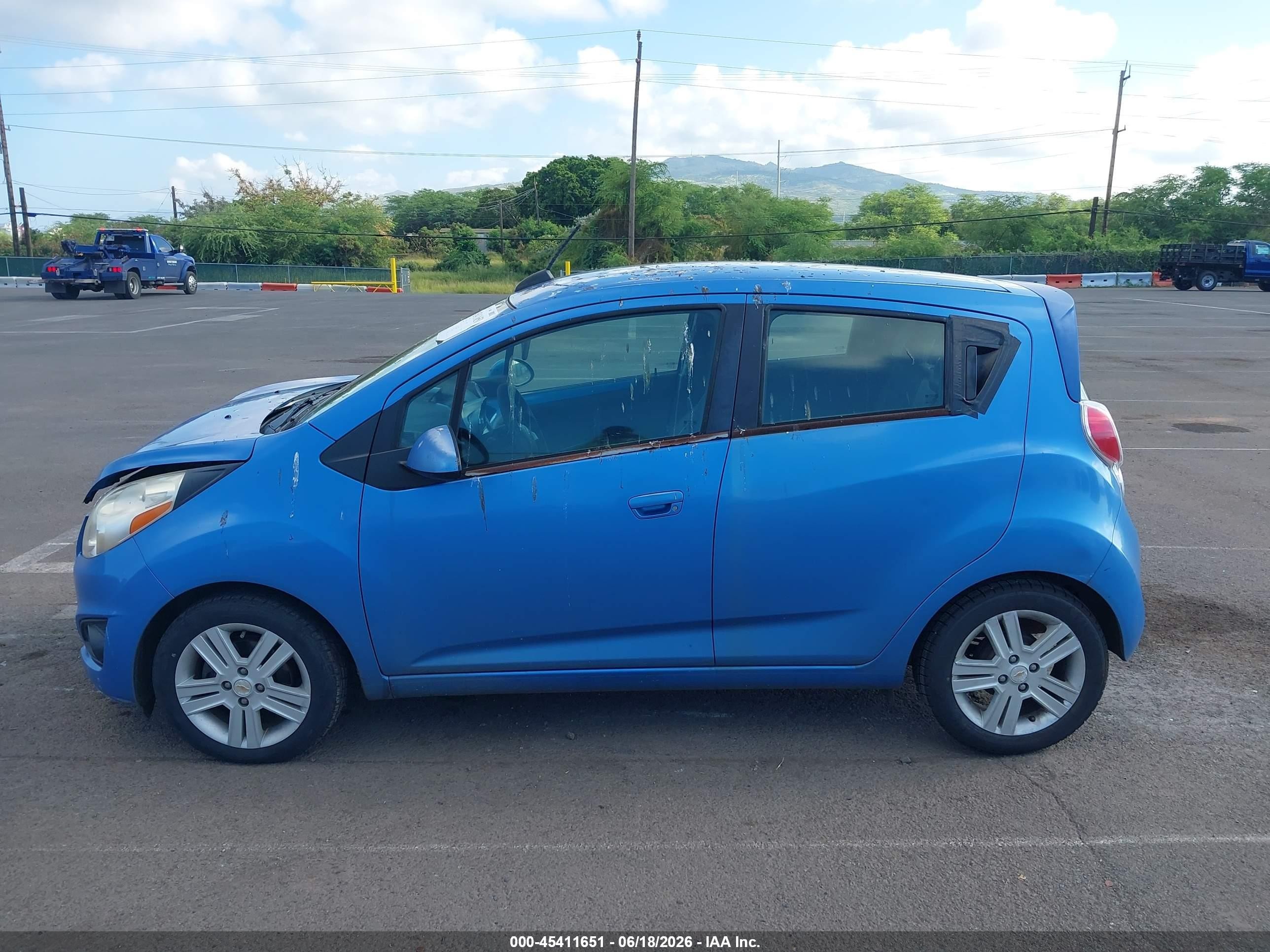 2015 Chevrolet Spark 1lt Cvt Blue vin: KL8CD6S9XFC724827