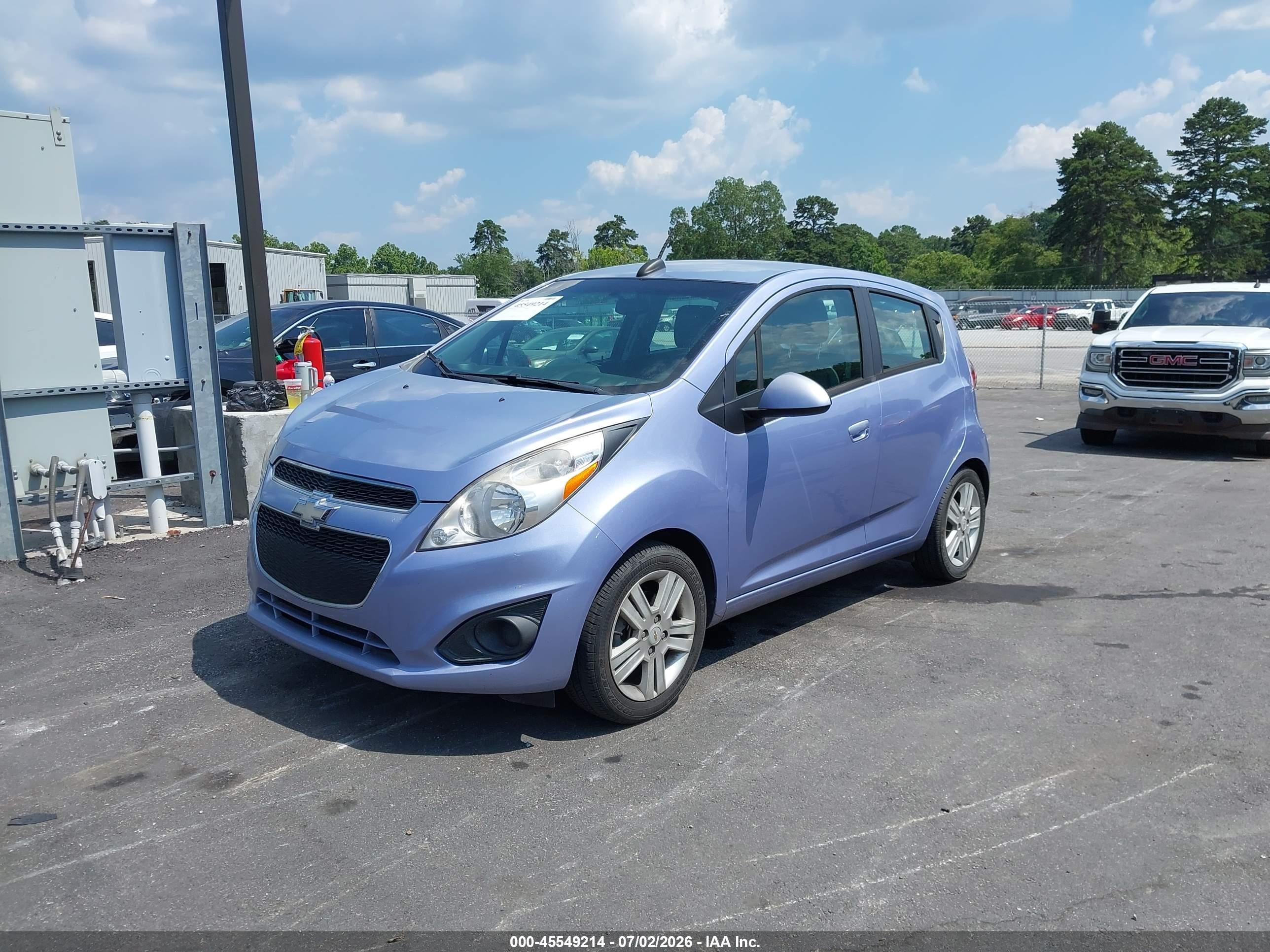 2015 Chevrolet Spark 1lt Cvt Light Blue vin: KL8CD6S9XFC741868