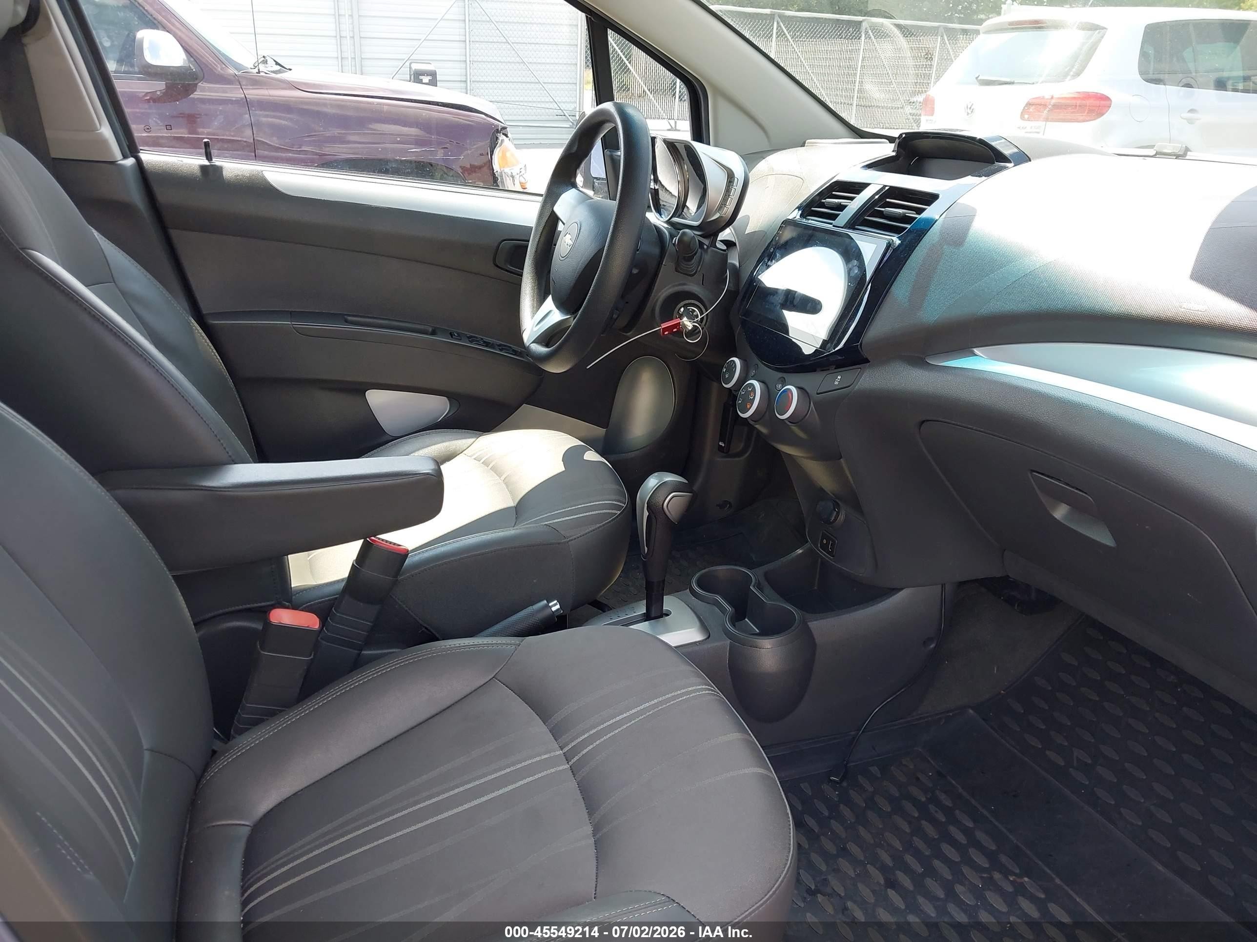 2015 Chevrolet Spark 1lt Cvt Light Blue vin: KL8CD6S9XFC741868