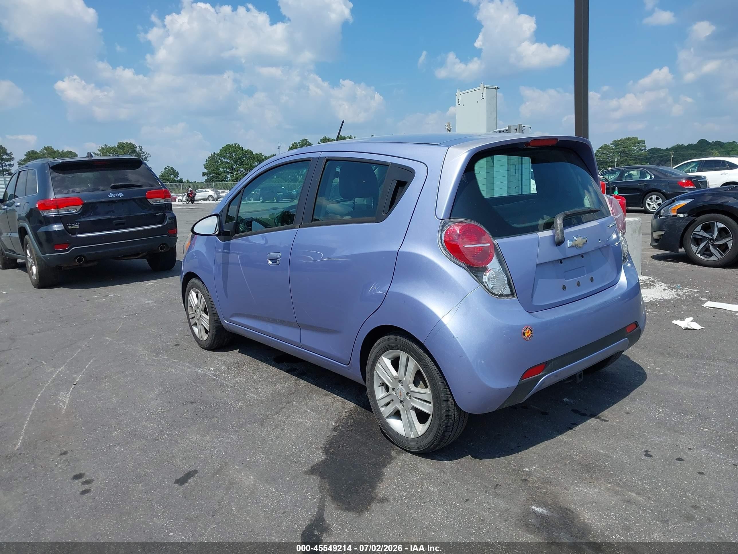 2015 Chevrolet Spark 1lt Cvt Light Blue vin: KL8CD6S9XFC741868