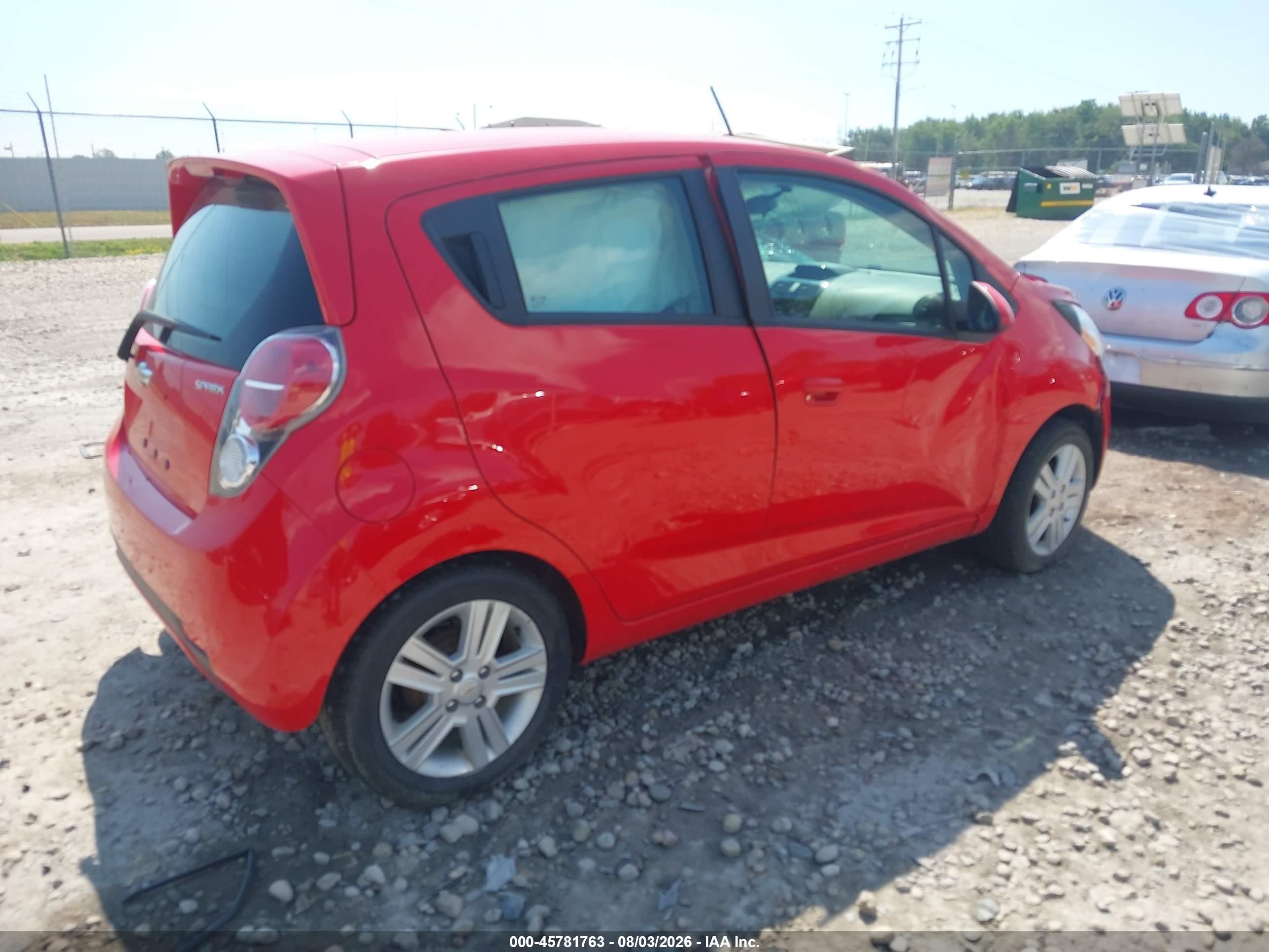 2015 Chevrolet Spark 1lt Cvt Red vin: KL8CD6S9XFC812356