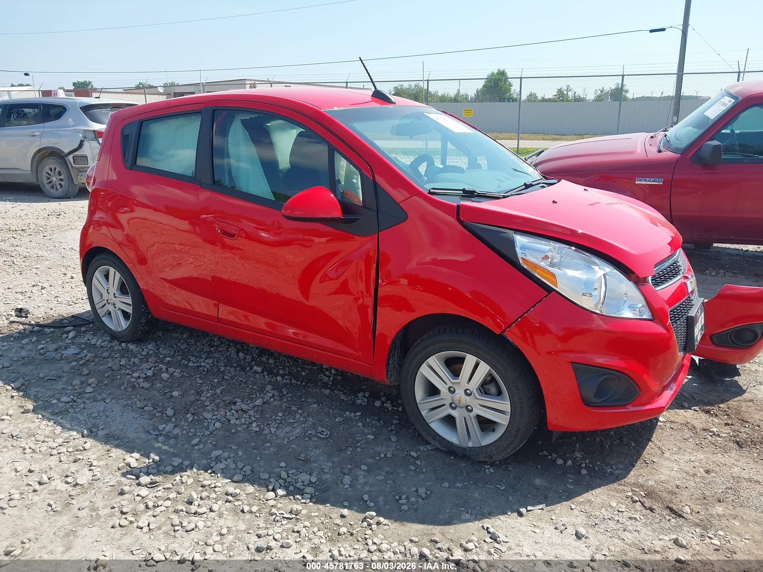 2015 Chevrolet Spark 1lt Cvt Red vin: KL8CD6S9XFC812356