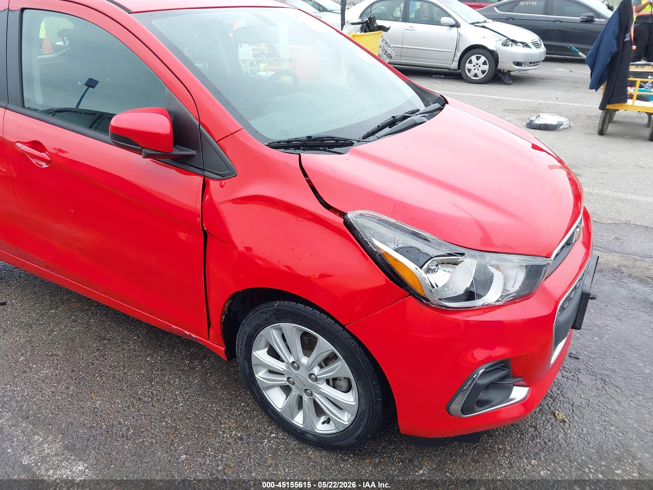 2017 Chevrolet Spark 1lt Cvt Red vin: KL8CD6SA1HC753050