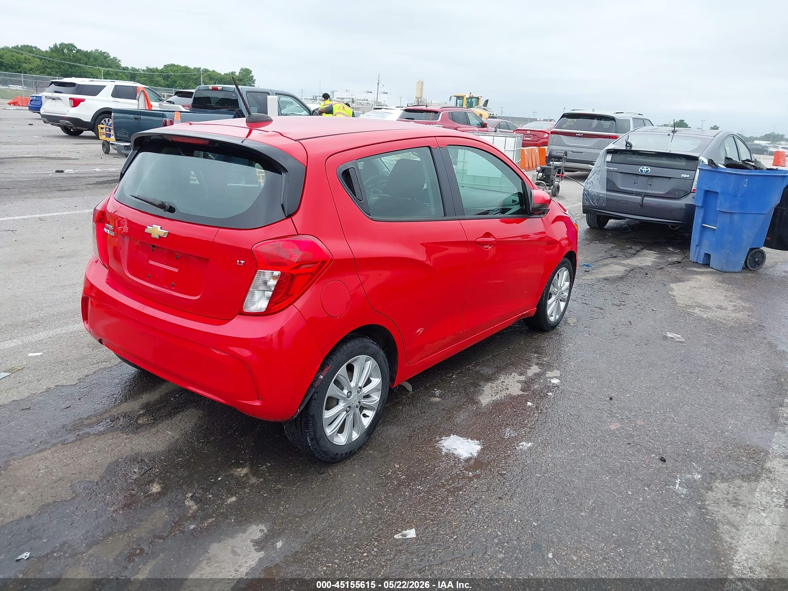 2017 Chevrolet Spark 1lt Cvt Red vin: KL8CD6SA1HC753050