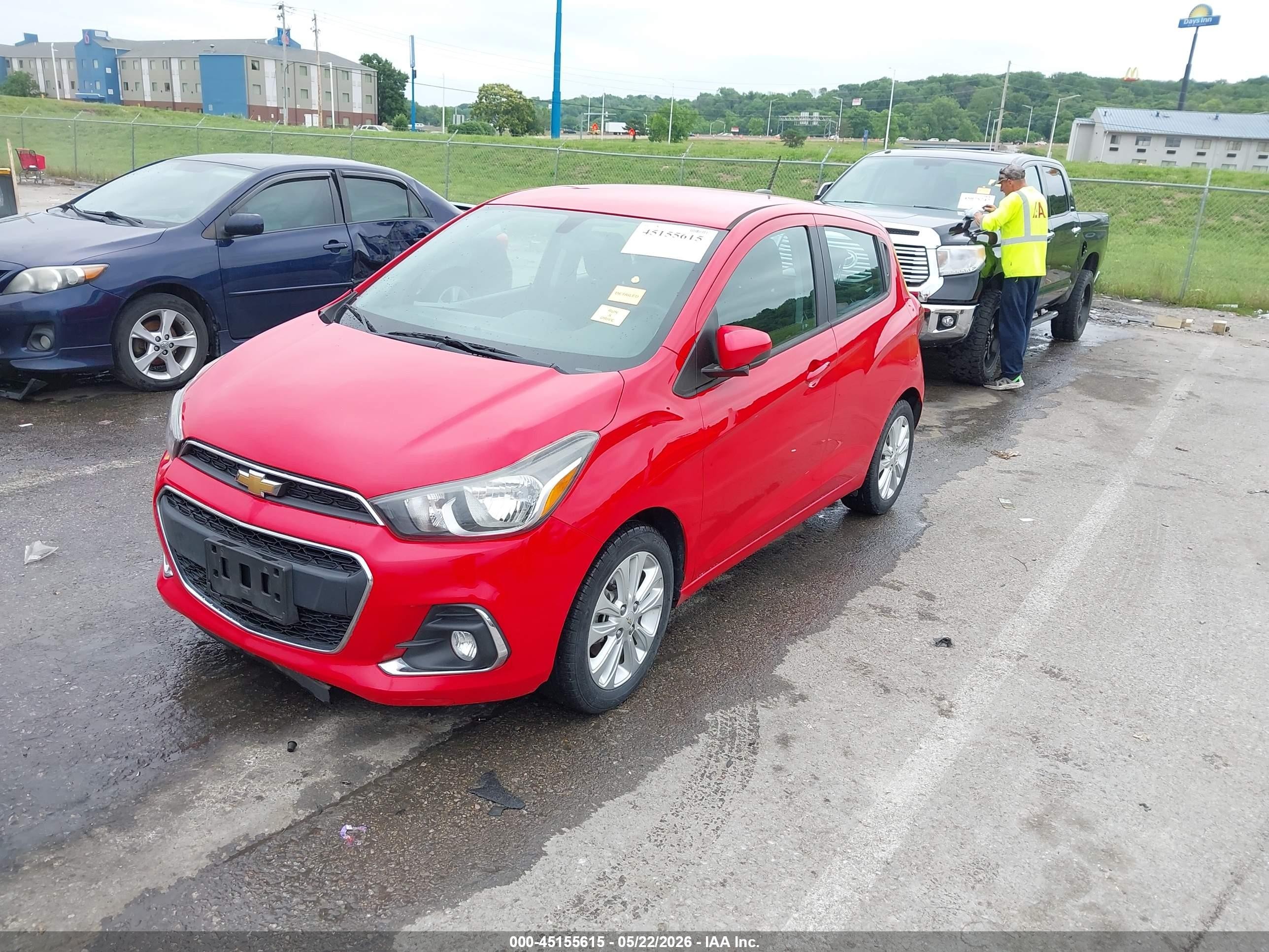 2017 Chevrolet Spark 1lt Cvt Red vin: KL8CD6SA1HC753050