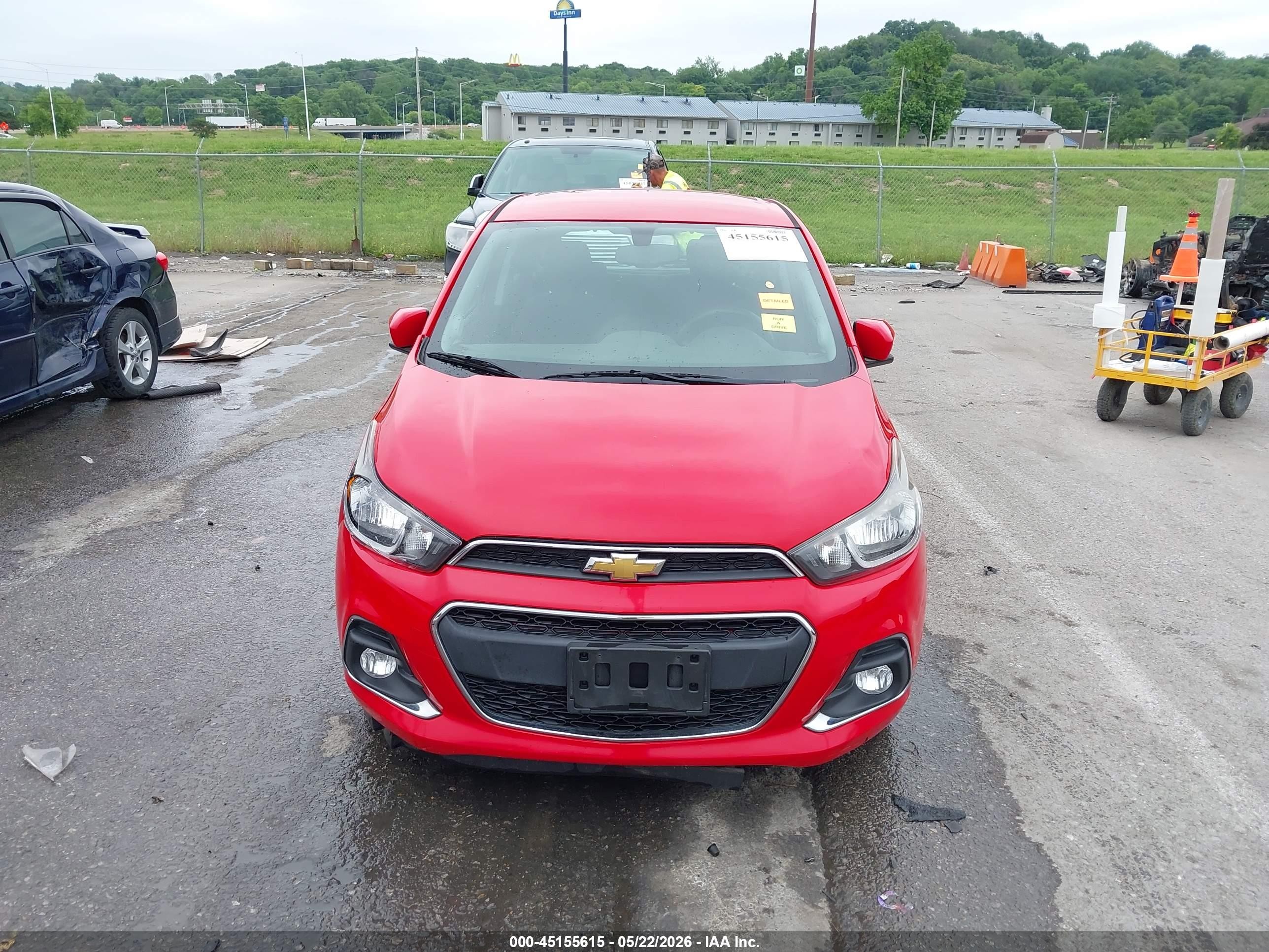 2017 Chevrolet Spark 1lt Cvt Red vin: KL8CD6SA1HC753050