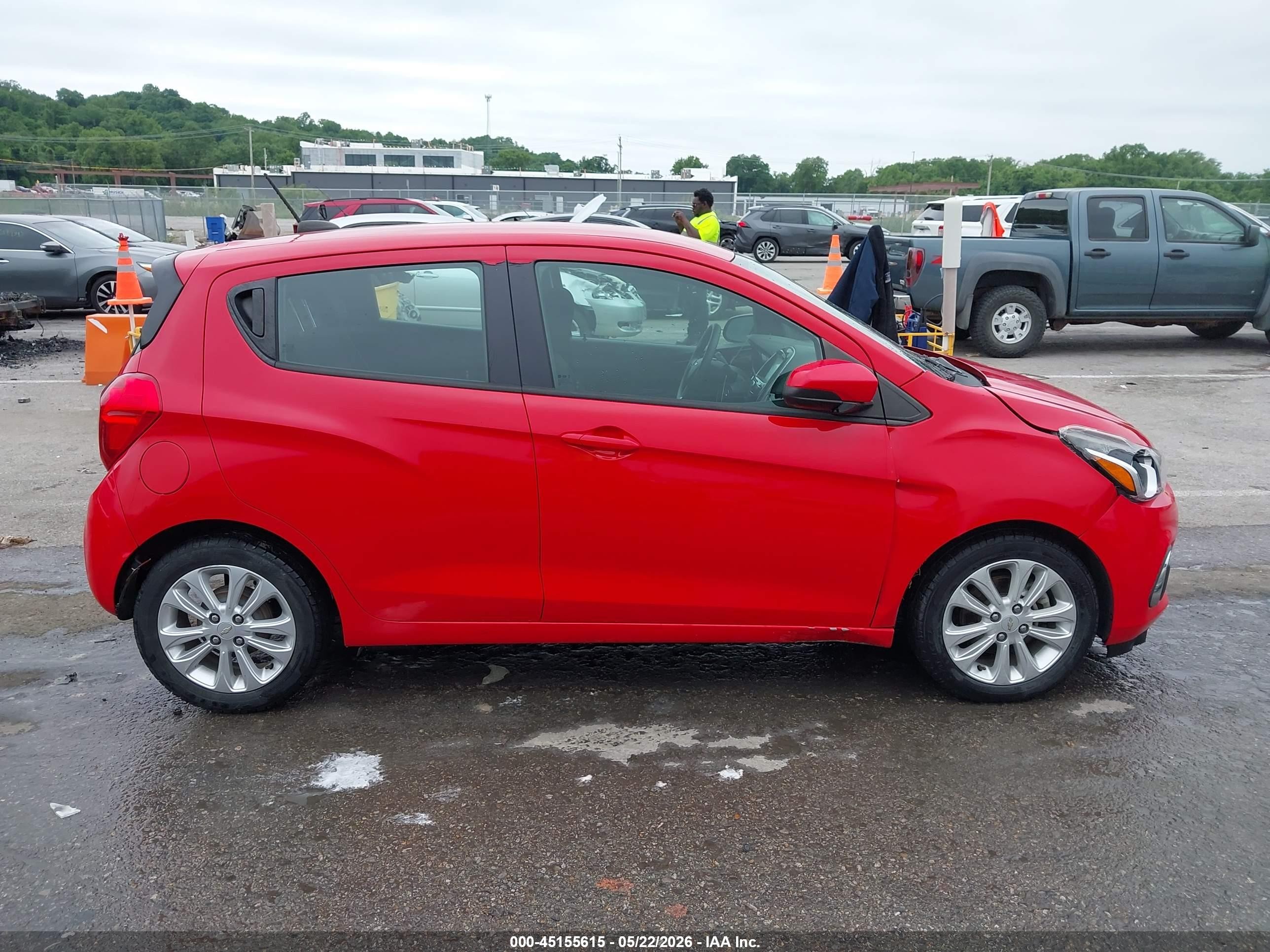 2017 Chevrolet Spark 1lt Cvt Red vin: KL8CD6SA1HC753050