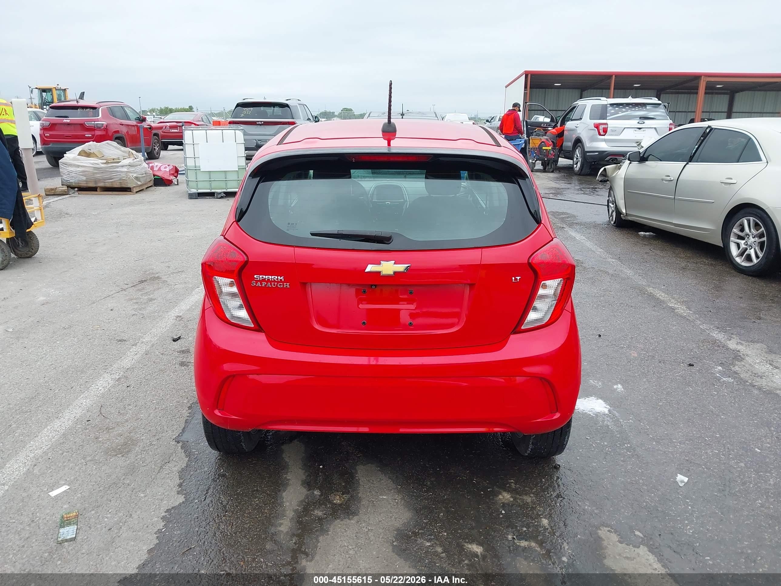 2017 Chevrolet Spark 1lt Cvt Red vin: KL8CD6SA1HC753050