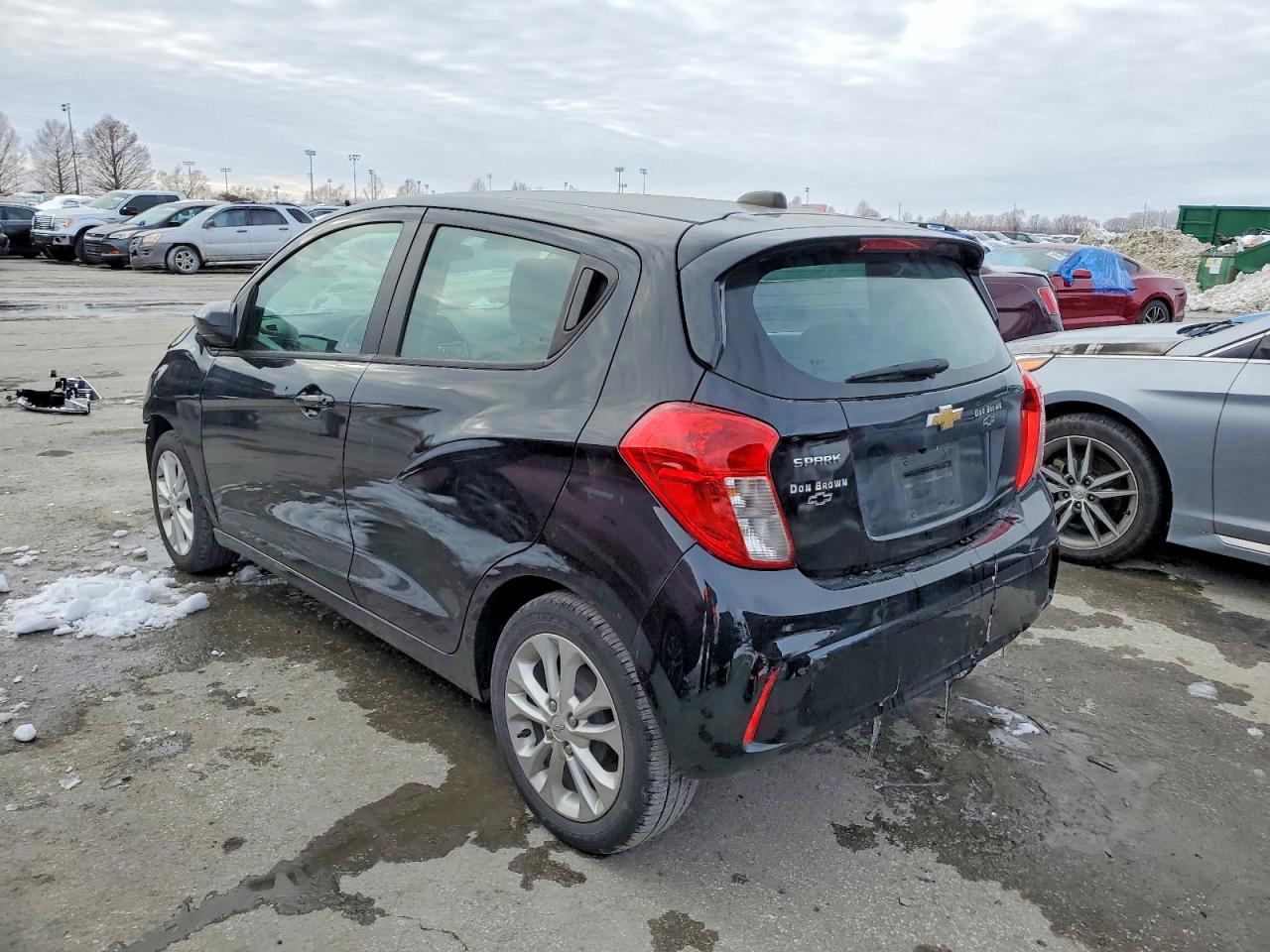 2021 Chevrolet Spark 1lt Black vin: KL8CD6SA1MC717286