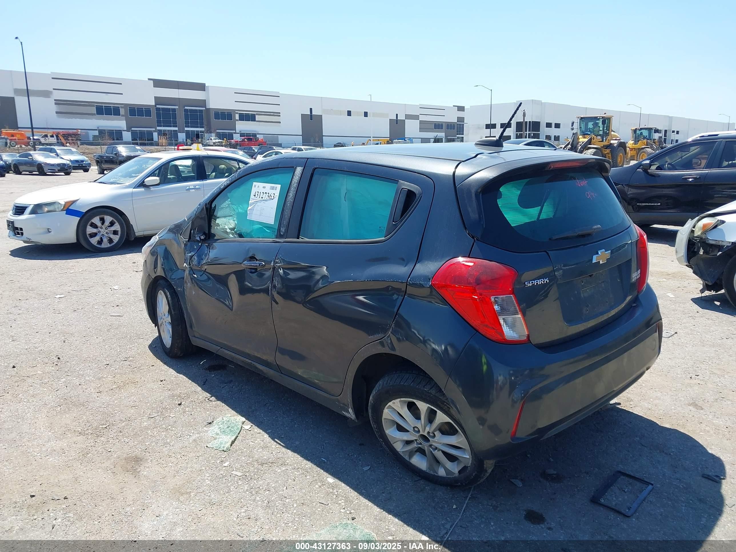 2021 Chevrolet Spark Fwd 1lt Automatic Gray vin: KL8CD6SA1MC744472