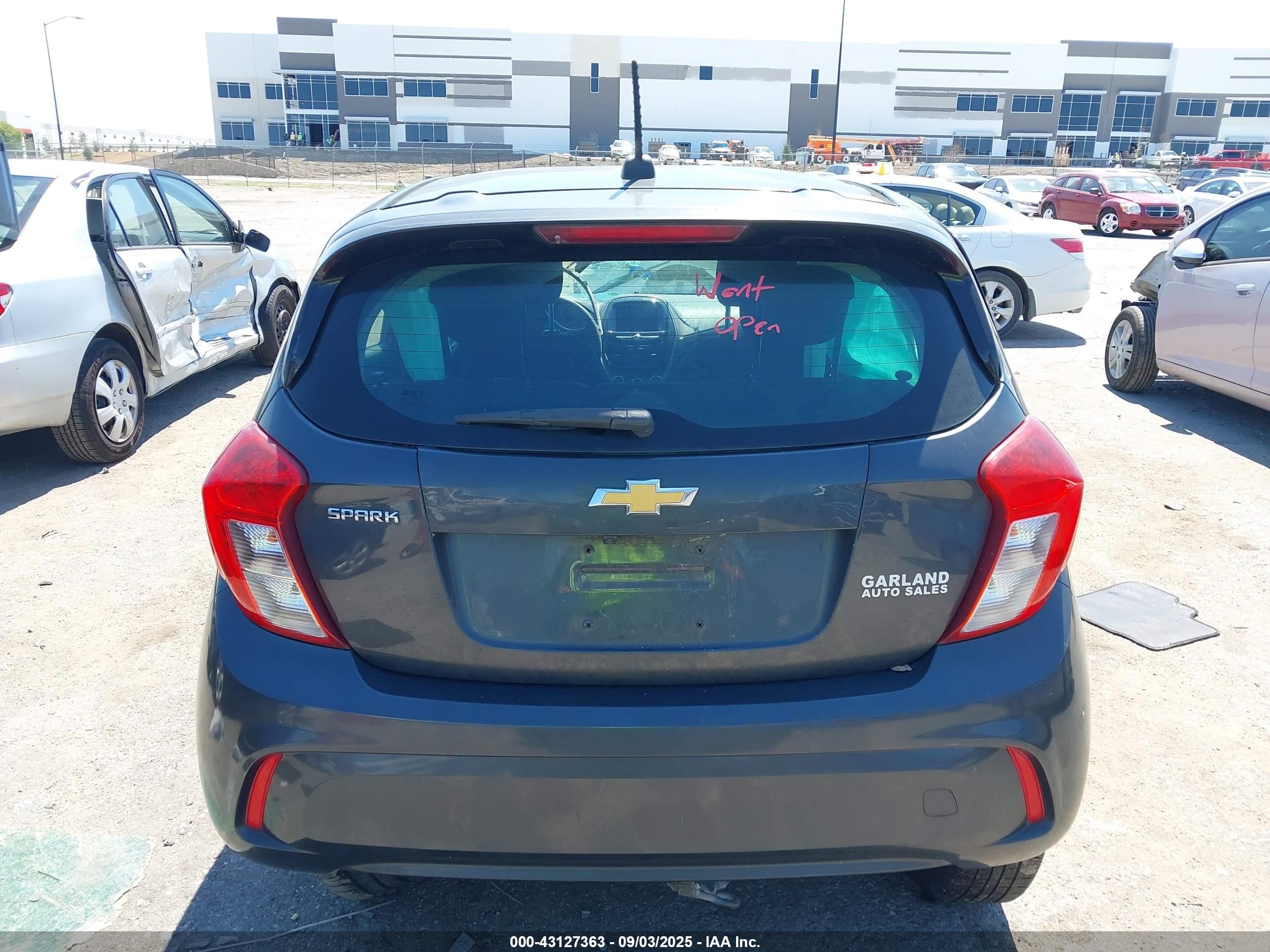 2021 Chevrolet Spark Fwd 1lt Automatic Gray vin: KL8CD6SA1MC744472