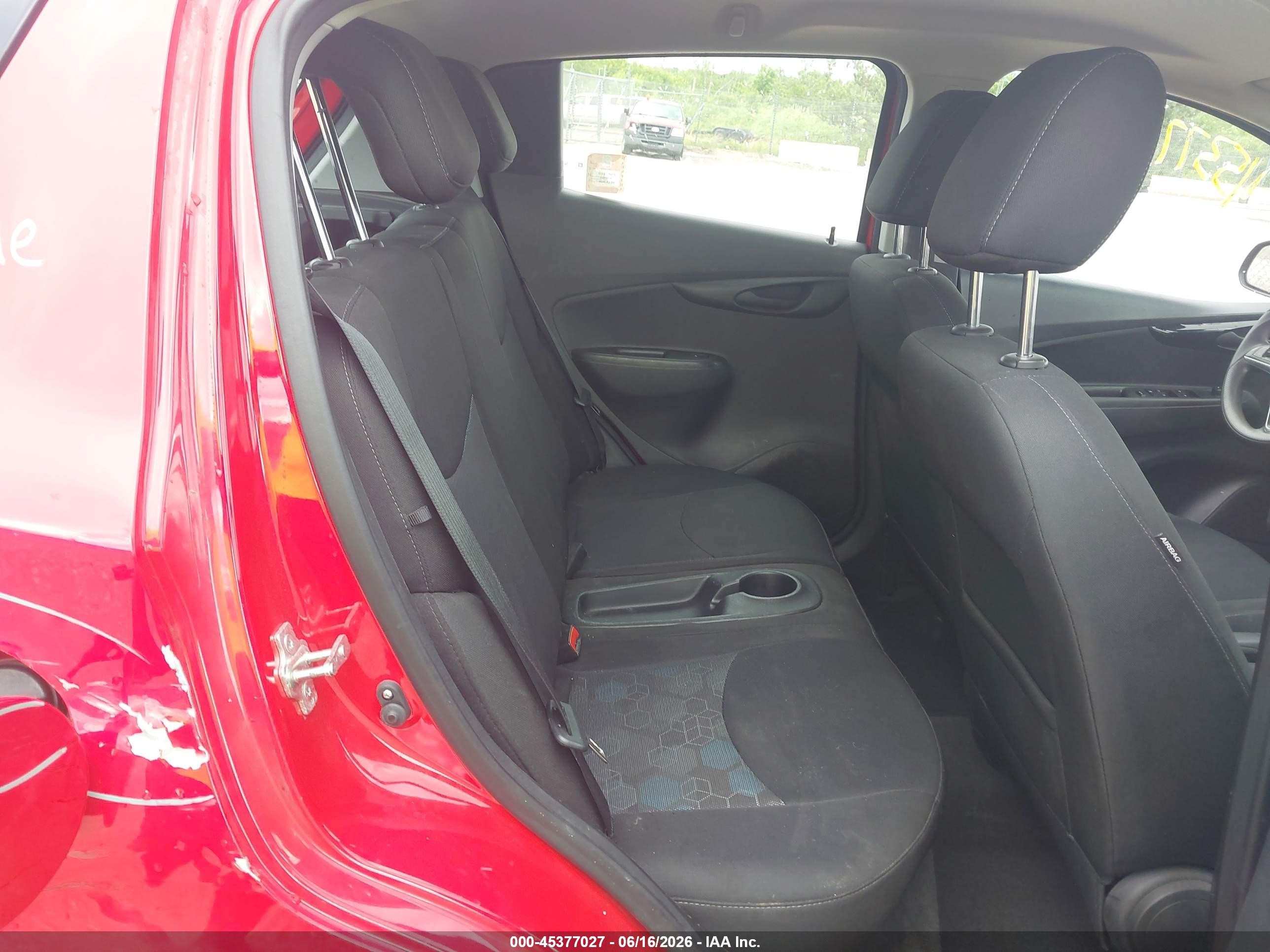 2016 Chevrolet Spark 1lt Cvt Red vin: KL8CD6SA2GC574160