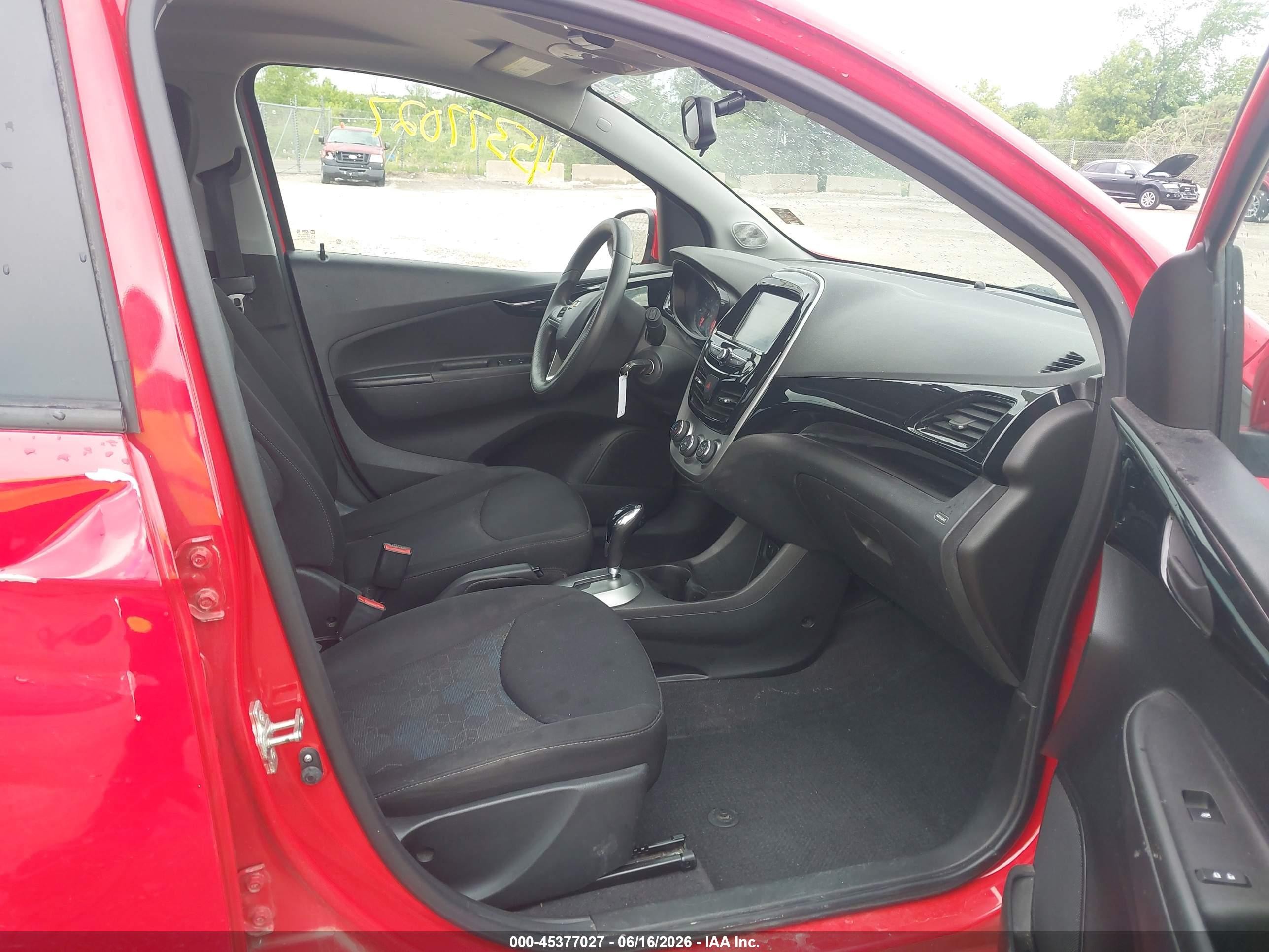 2016 Chevrolet Spark 1lt Cvt Red vin: KL8CD6SA2GC574160