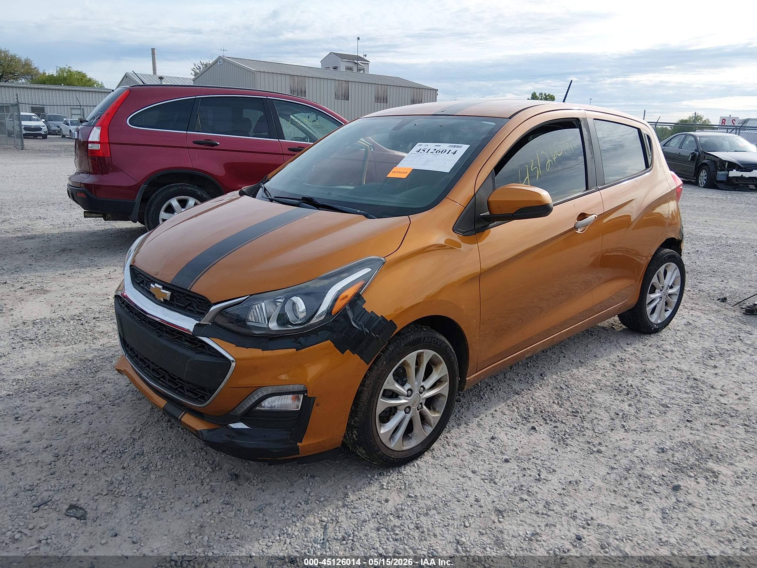 2019 Chevrolet Spark 1lt Cvt Orange vin: KL8CD6SA4KC791508