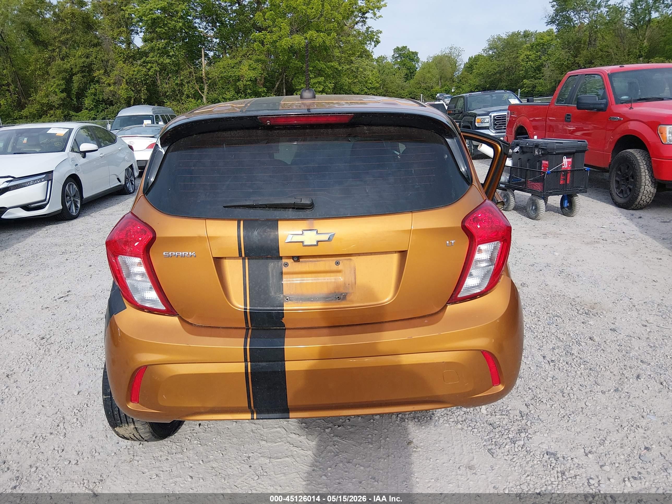 2019 Chevrolet Spark 1lt Cvt Orange vin: KL8CD6SA4KC791508