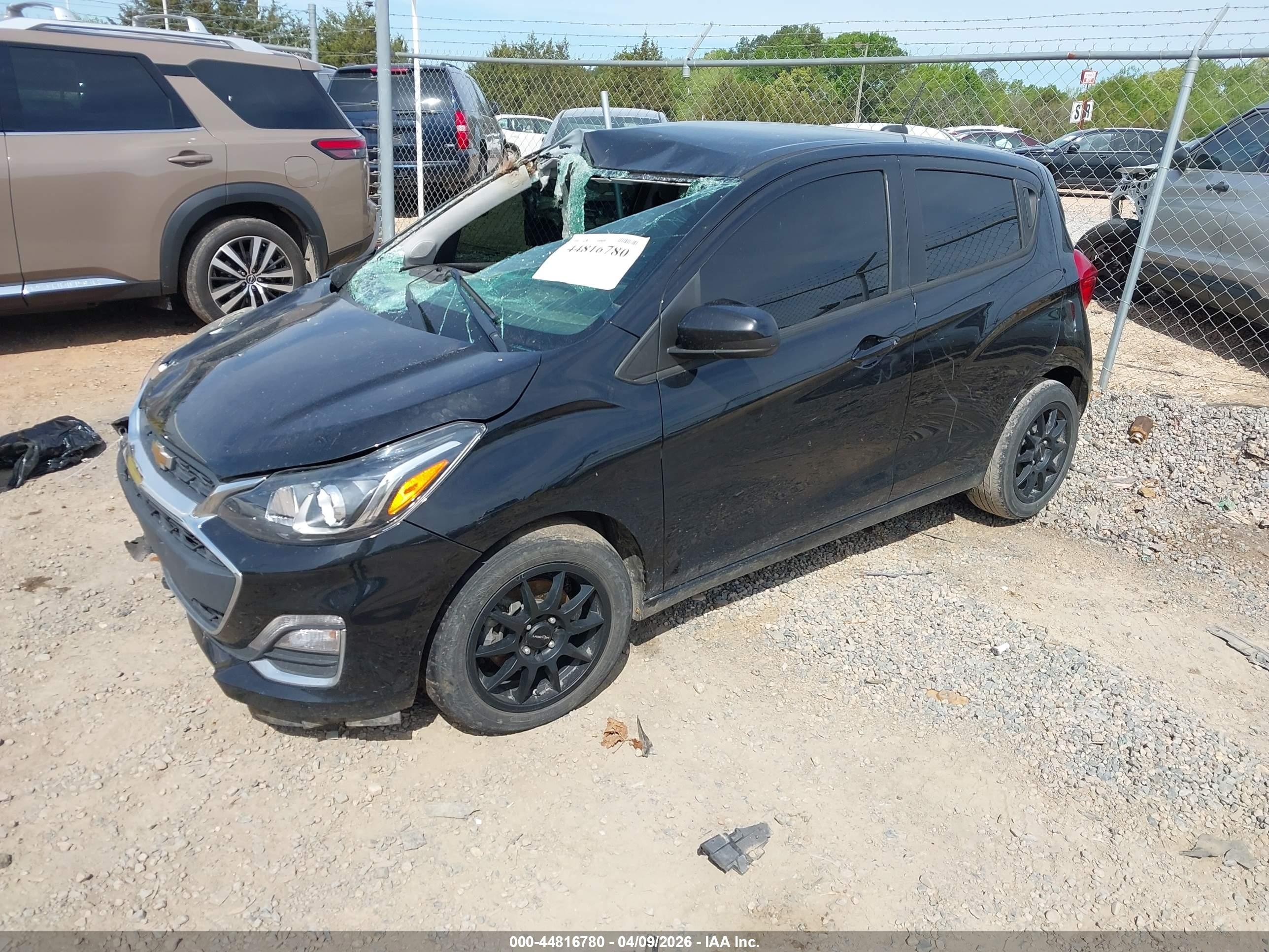 2020 Chevrolet Spark Fwd 1lt Automatic Black vin: KL8CD6SA4LC466150