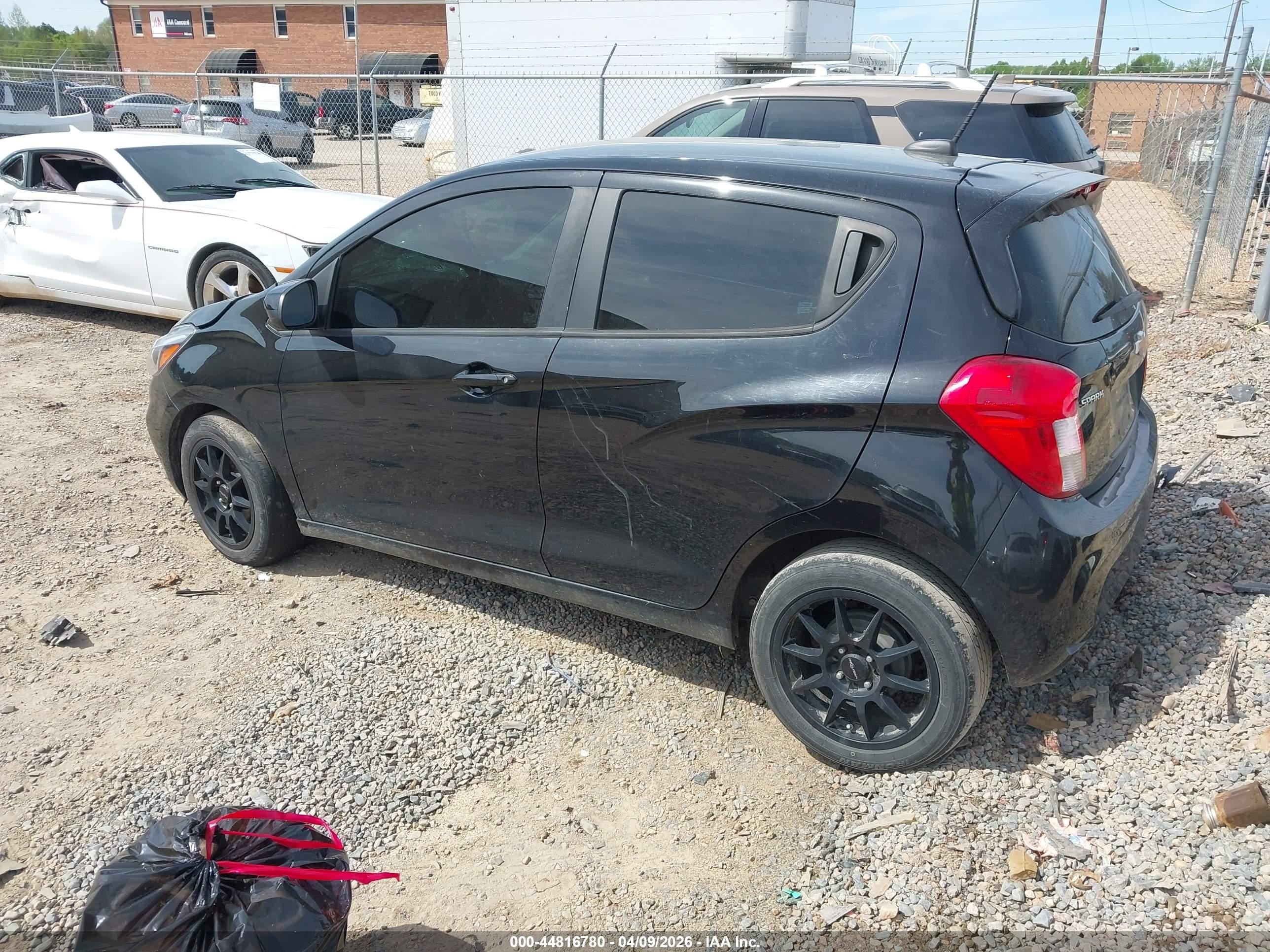 2020 Chevrolet Spark Fwd 1lt Automatic Black vin: KL8CD6SA4LC466150
