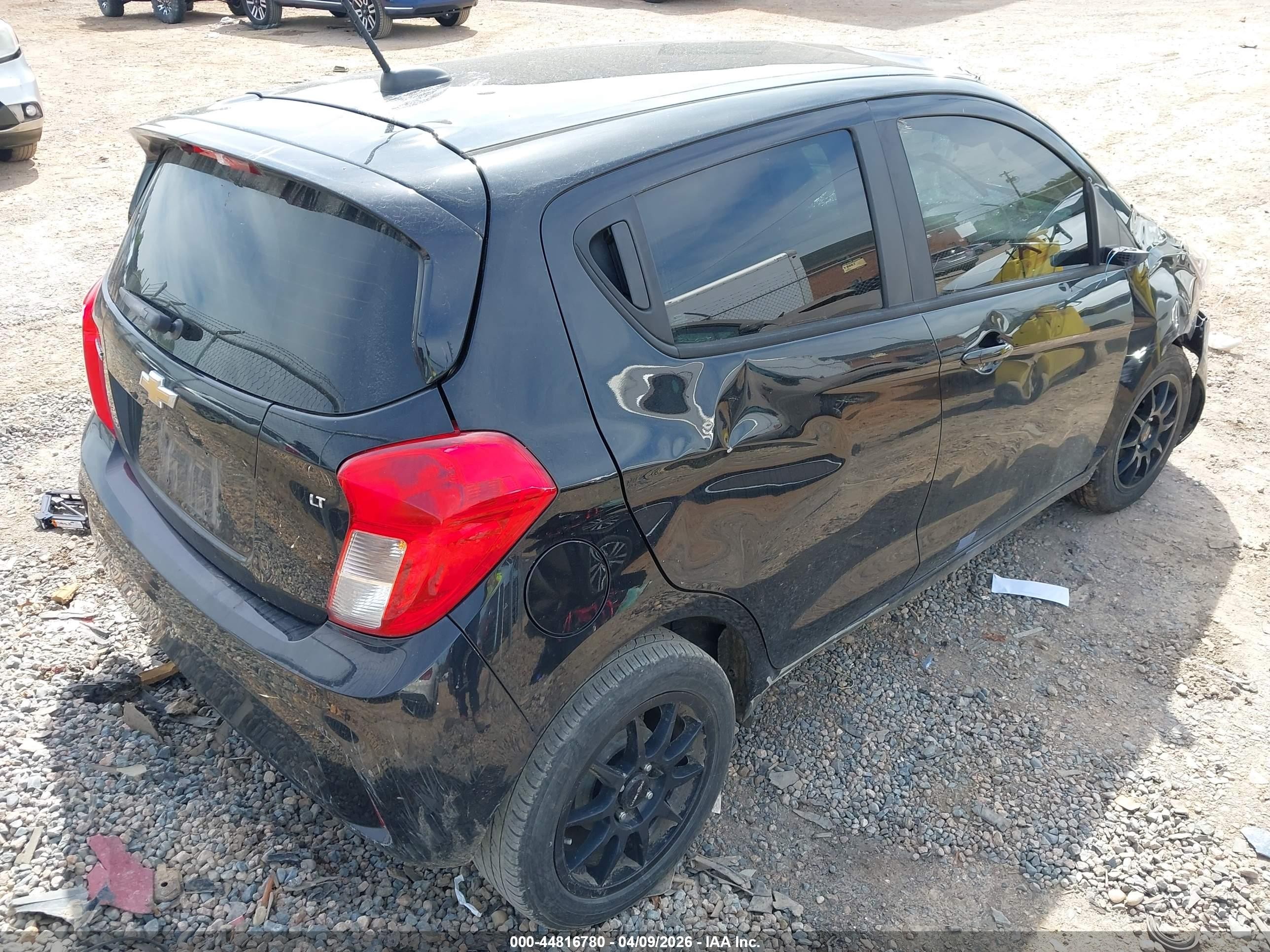 2020 Chevrolet Spark Fwd 1lt Automatic Black vin: KL8CD6SA4LC466150