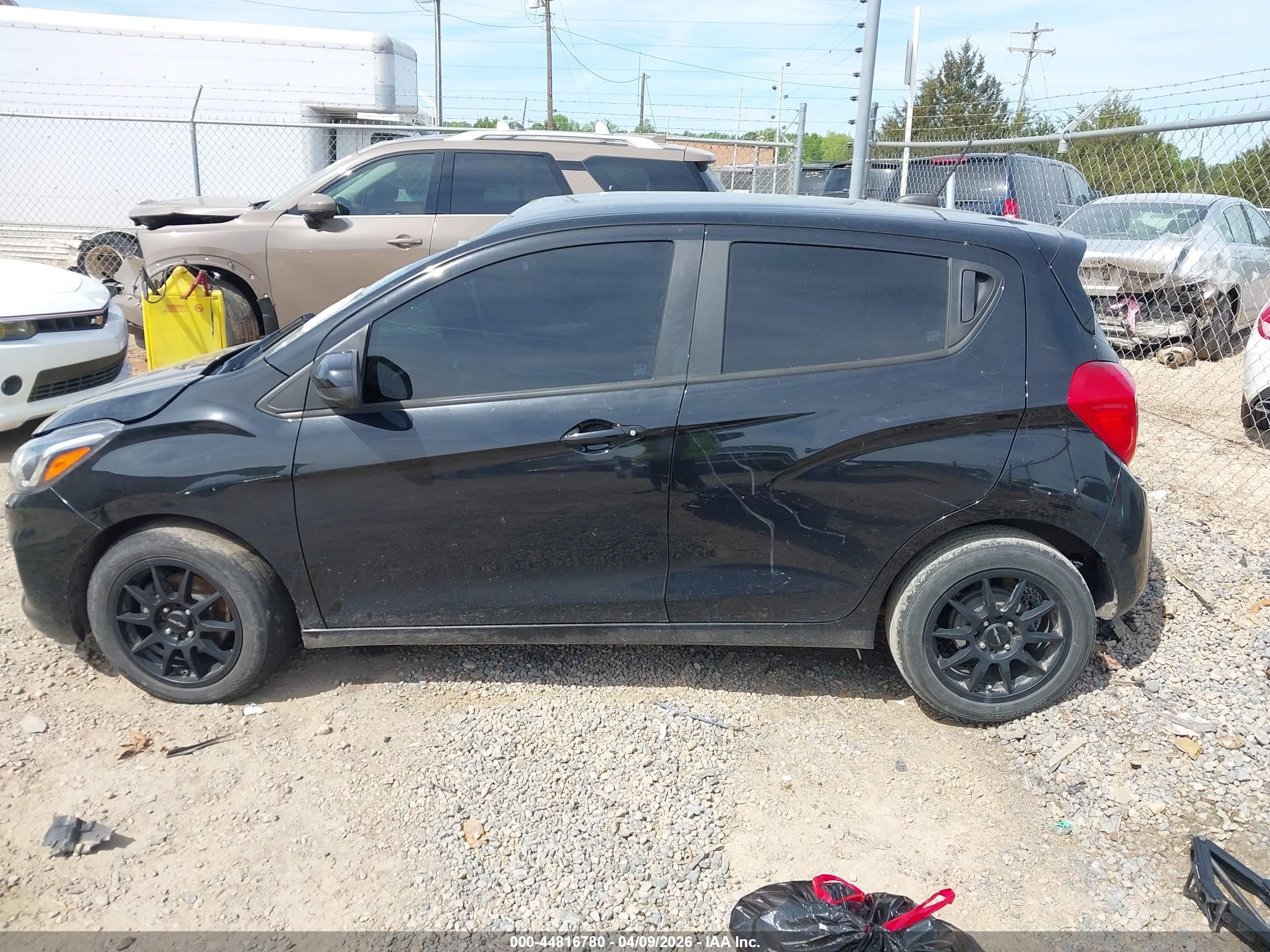 2020 Chevrolet Spark Fwd 1lt Automatic Black vin: KL8CD6SA4LC466150