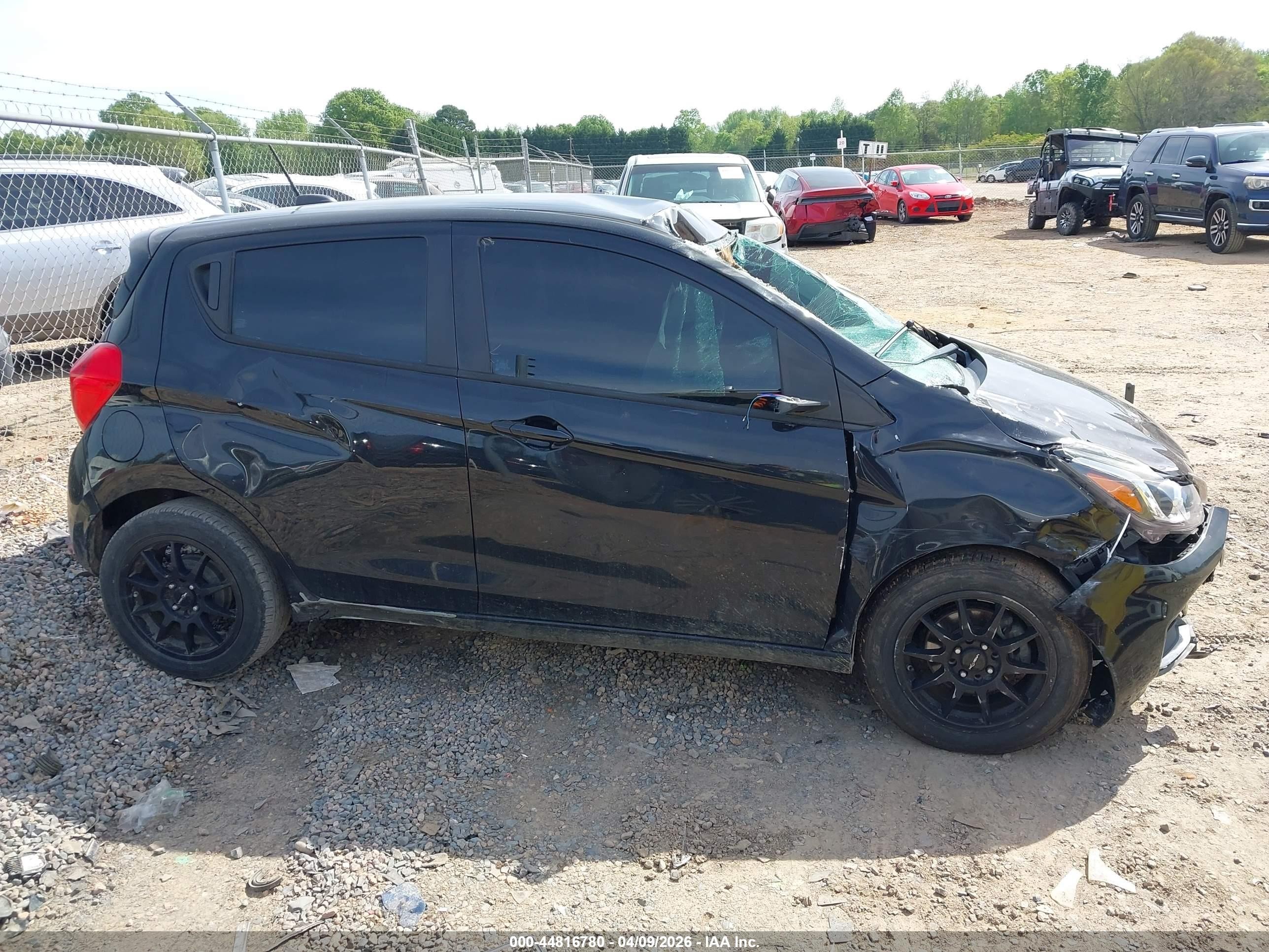 2020 Chevrolet Spark Fwd 1lt Automatic Black vin: KL8CD6SA4LC466150
