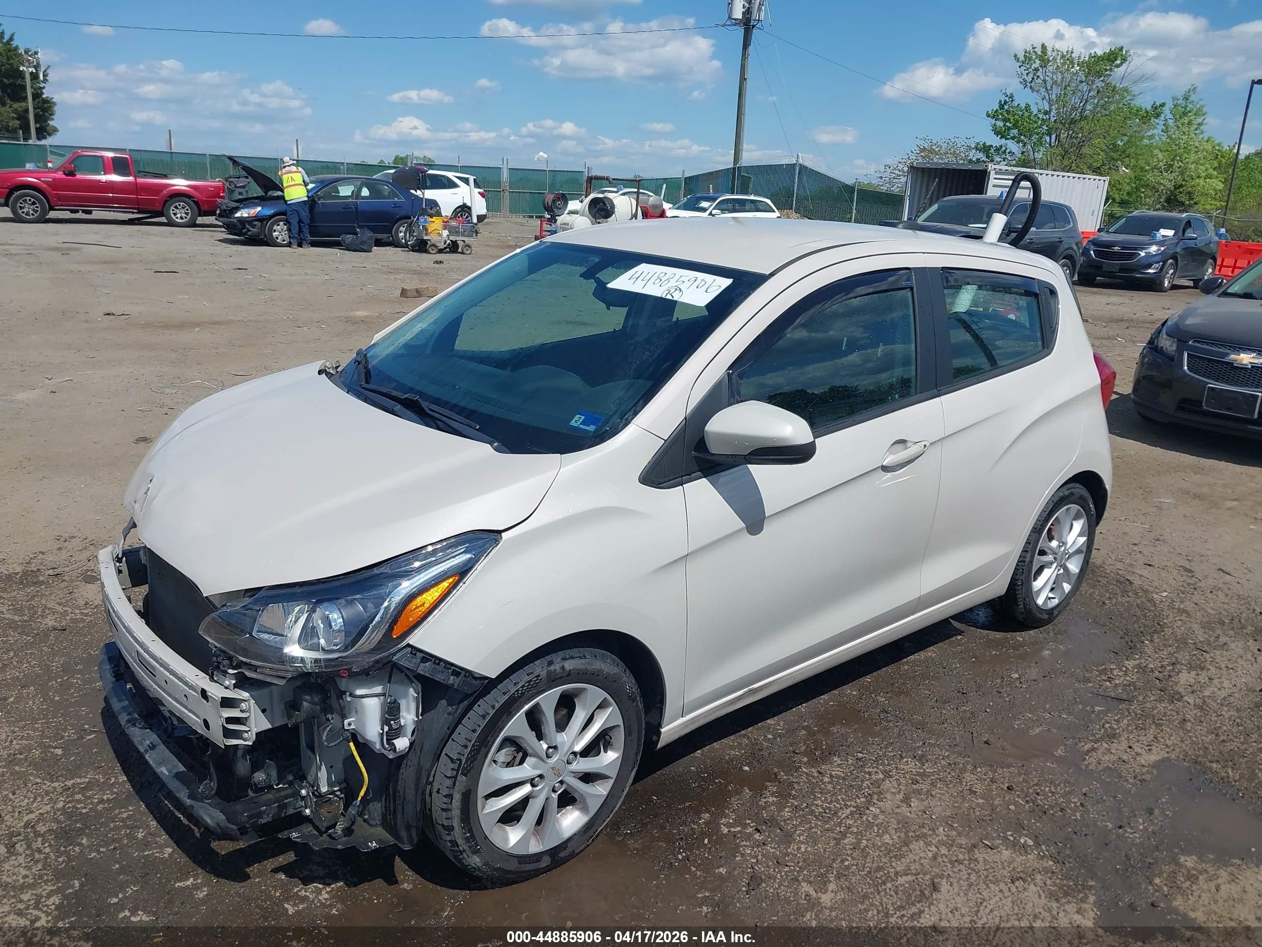 2021 Chevrolet Spark Fwd 1lt Automatic White vin: KL8CD6SA5MC730221