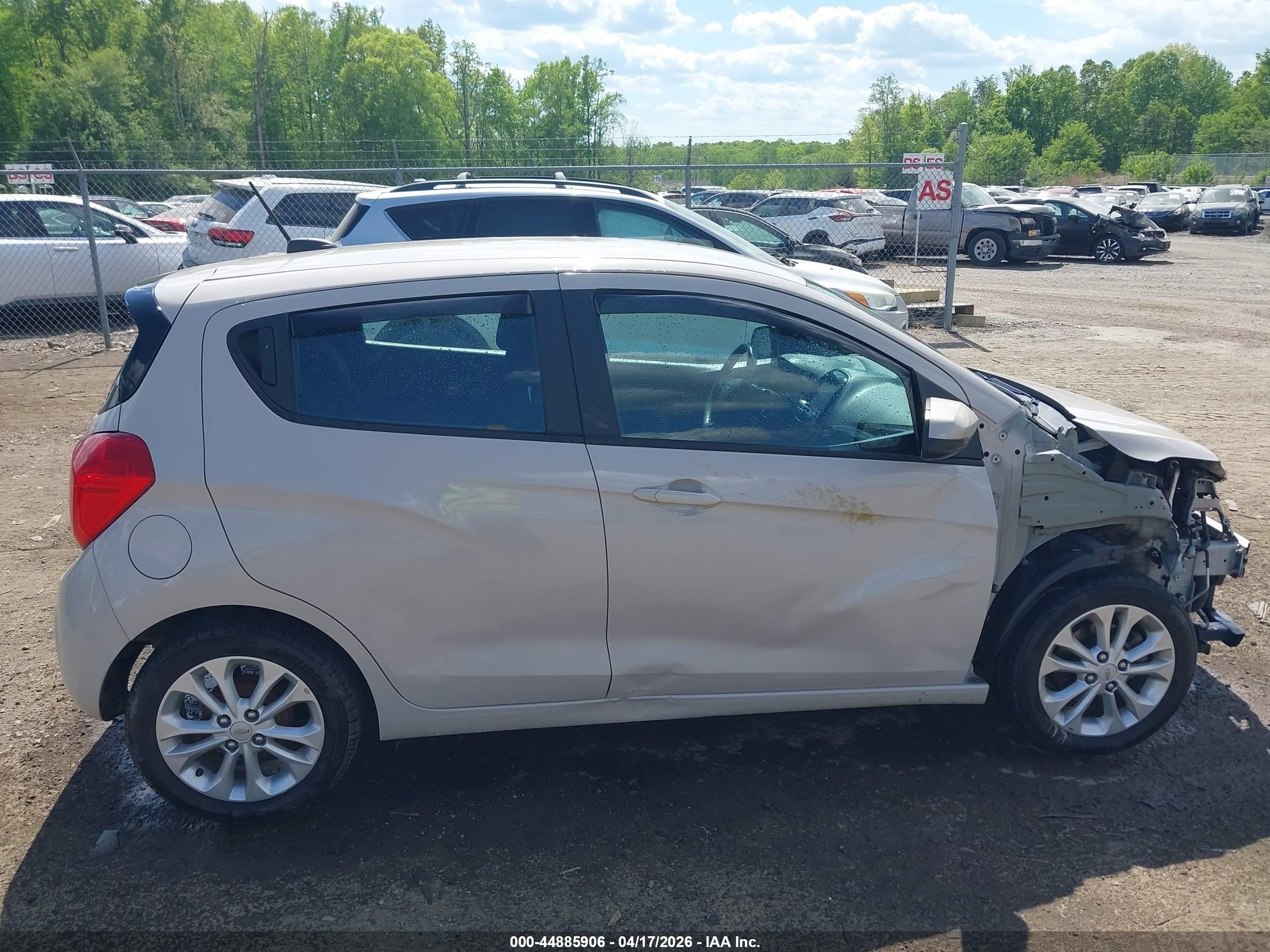 2021 Chevrolet Spark Fwd 1lt Automatic White vin: KL8CD6SA5MC730221