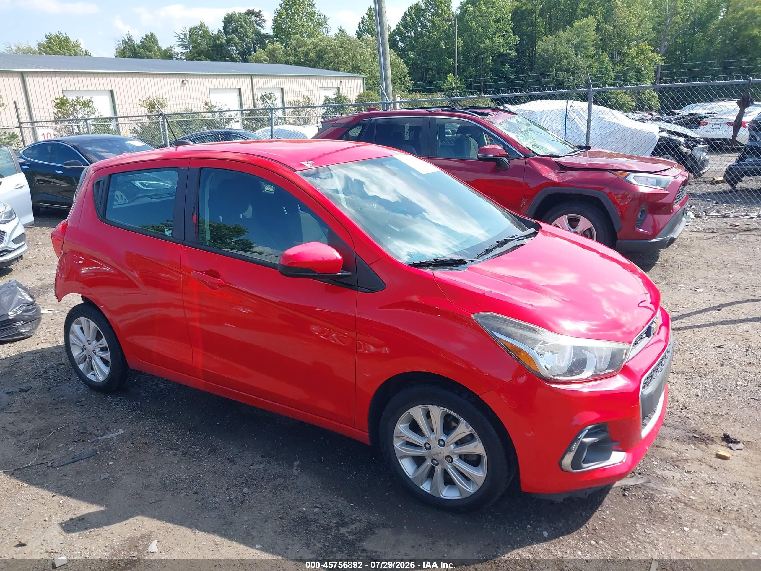 2017 Chevrolet Spark 1lt Cvt Gray vin: KL8CD6SA8HC703973