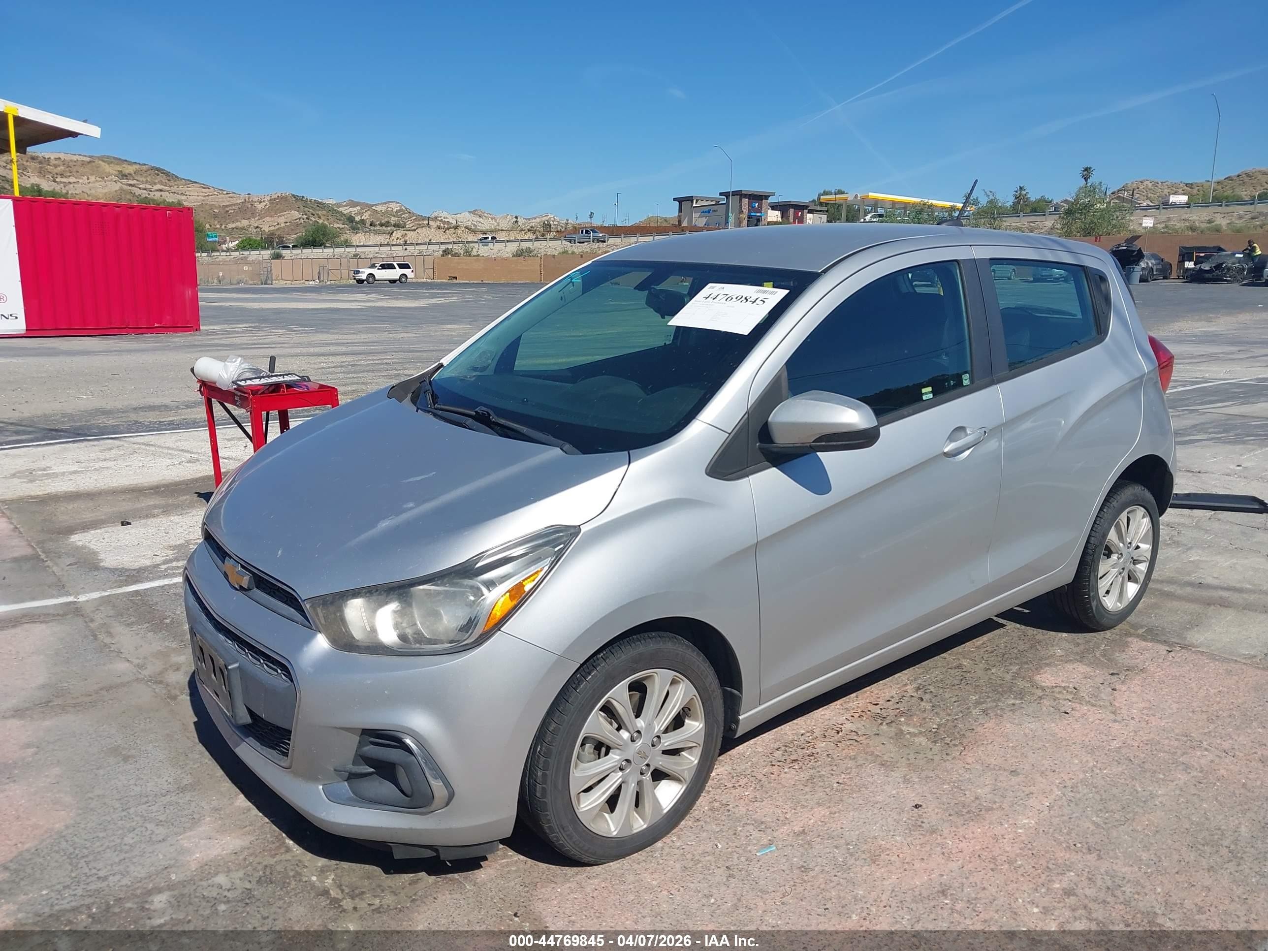 2017 Chevrolet Spark 1lt Cvt Gray vin: KL8CD6SA8HC740571