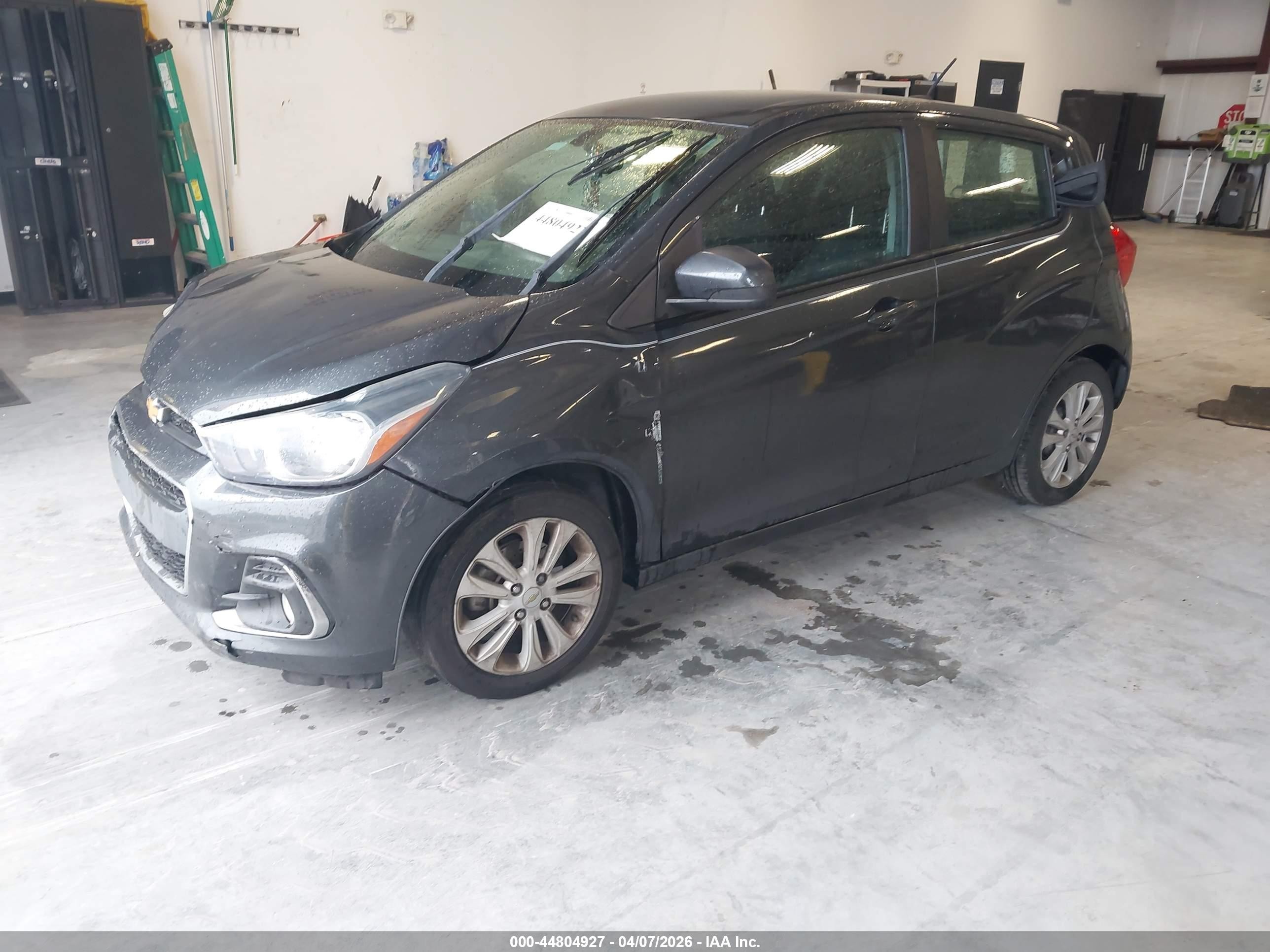 2017 Chevrolet Spark 1lt Cvt Gray vin: KL8CD6SA8HC839245