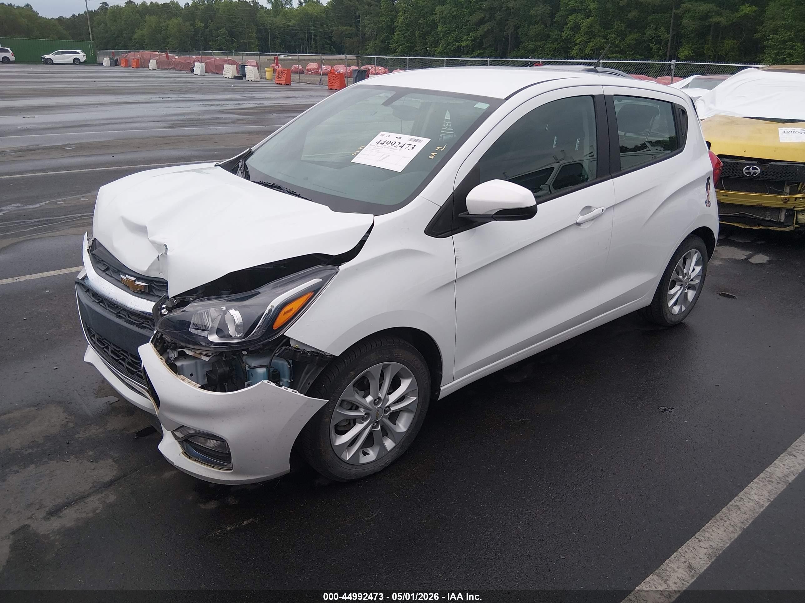 2021 Chevrolet Spark Fwd 1lt Automatic White vin: KL8CD6SA8MC220493
